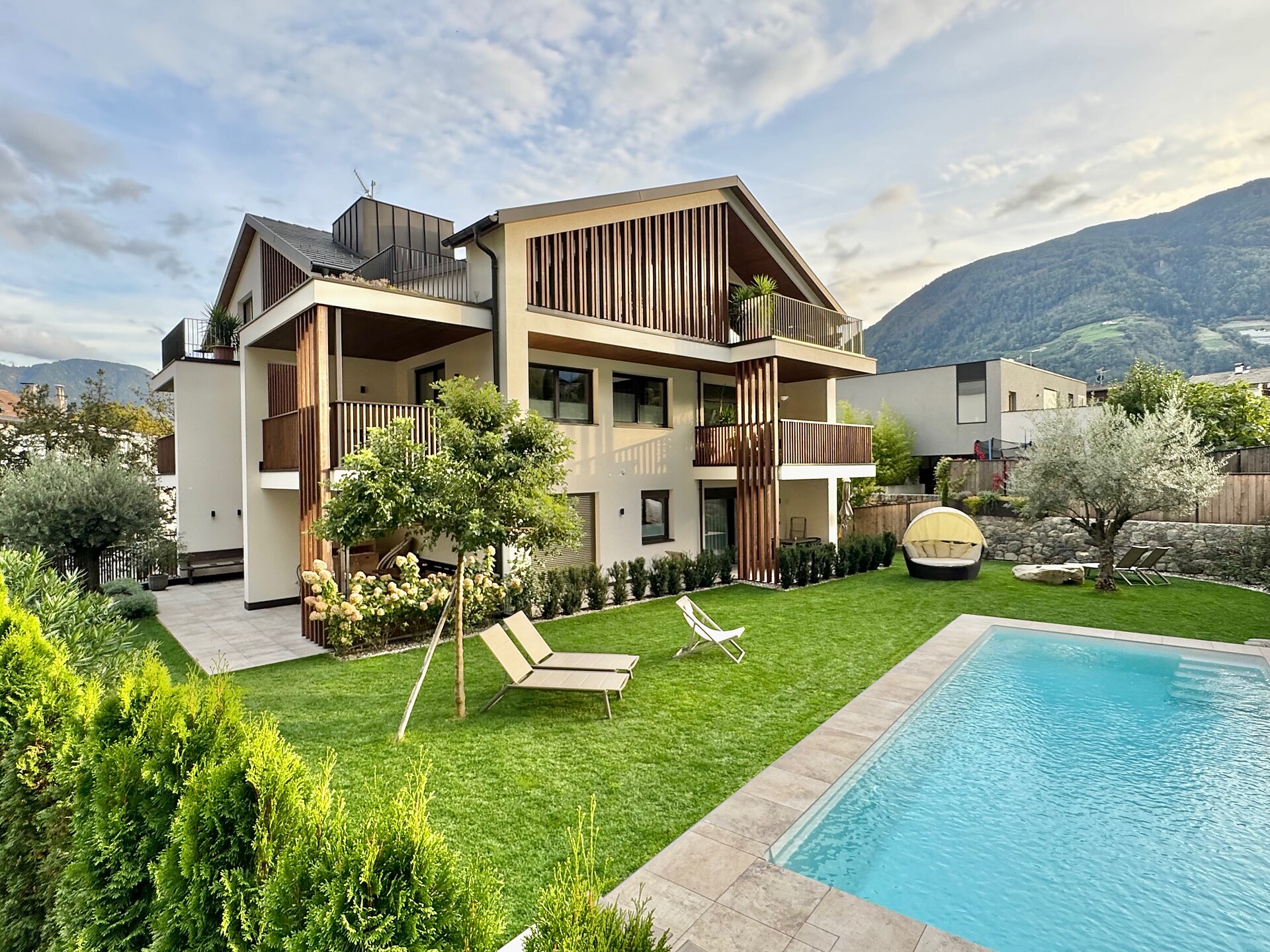 Garden and Pool