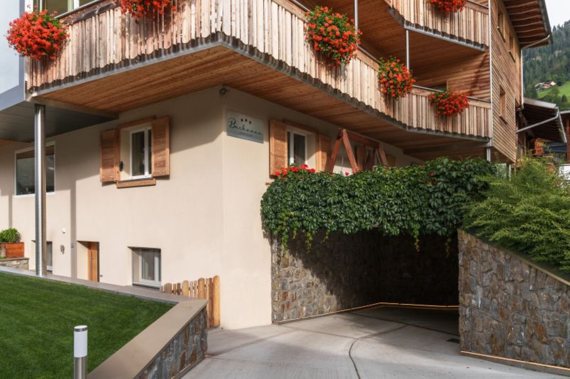 underground parking garage