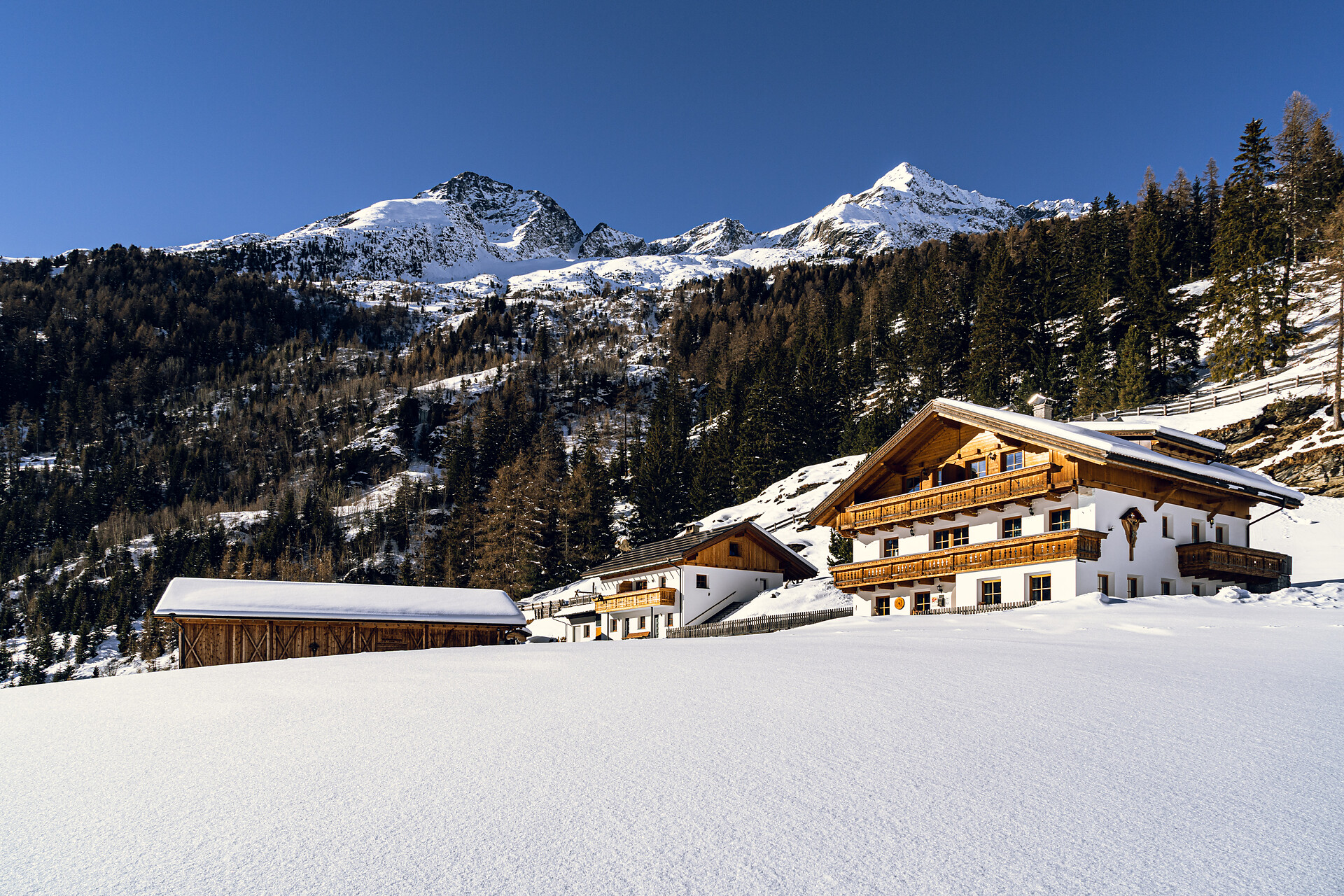 Niederunterhof im Winter