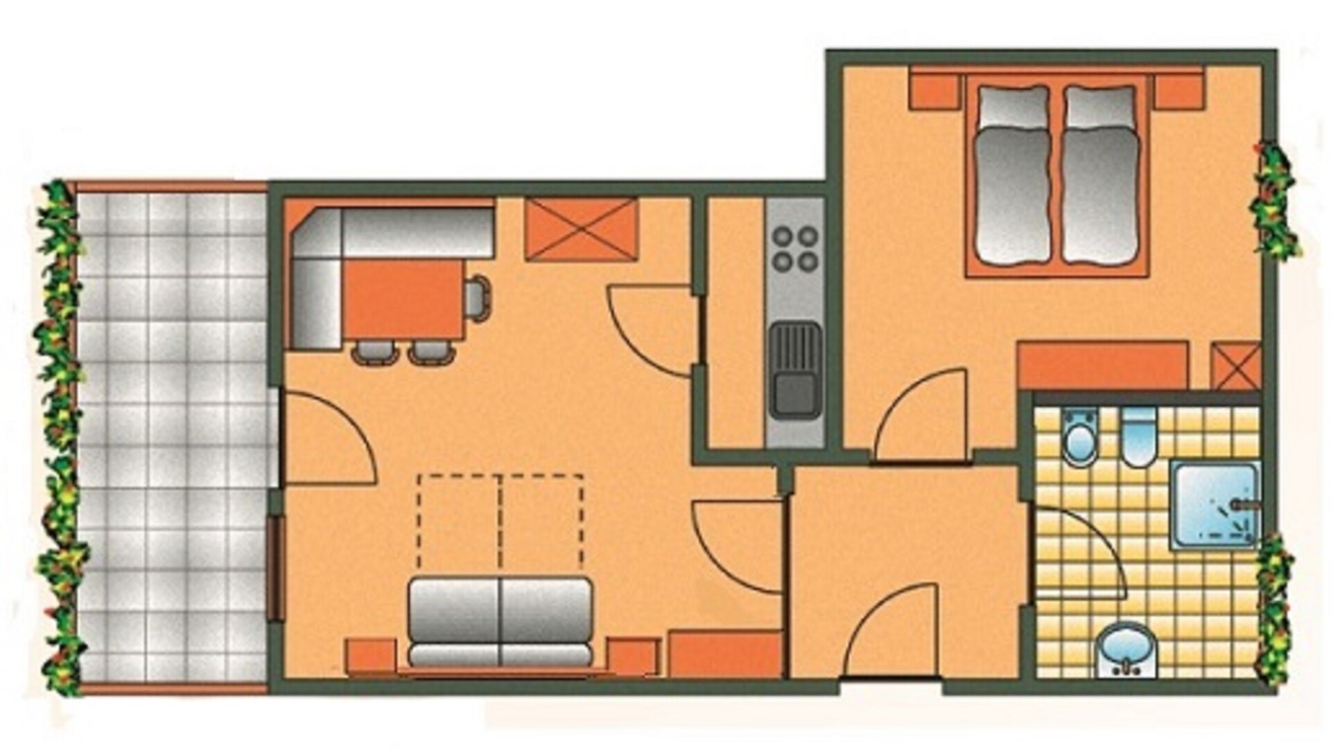 Piantina appartamento 5