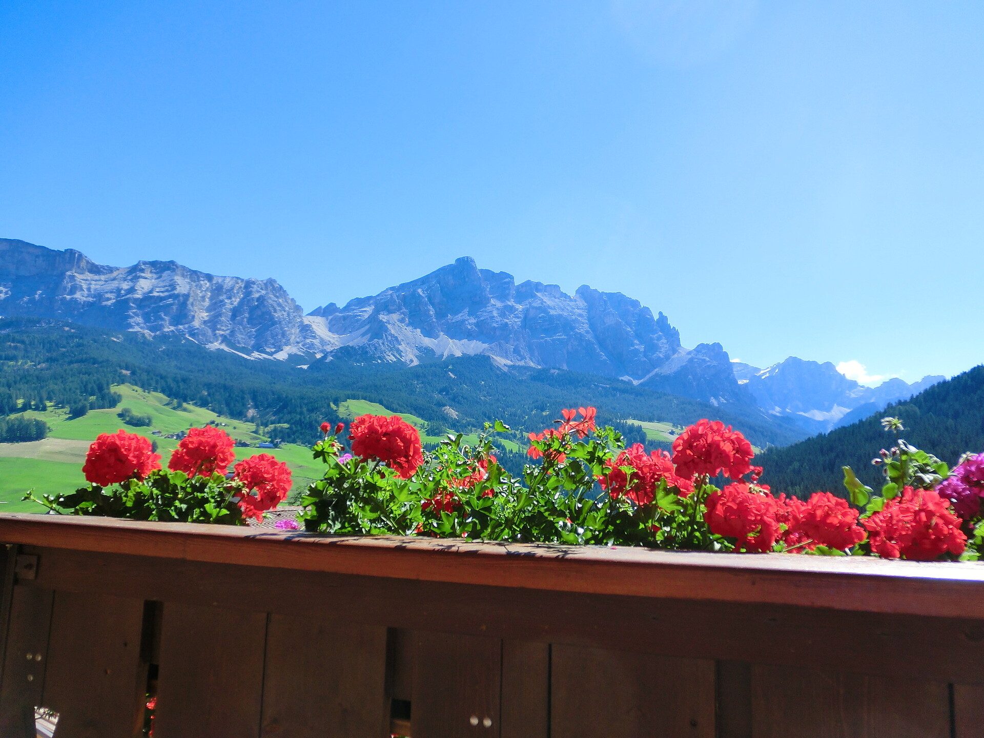 Vista dal balcone