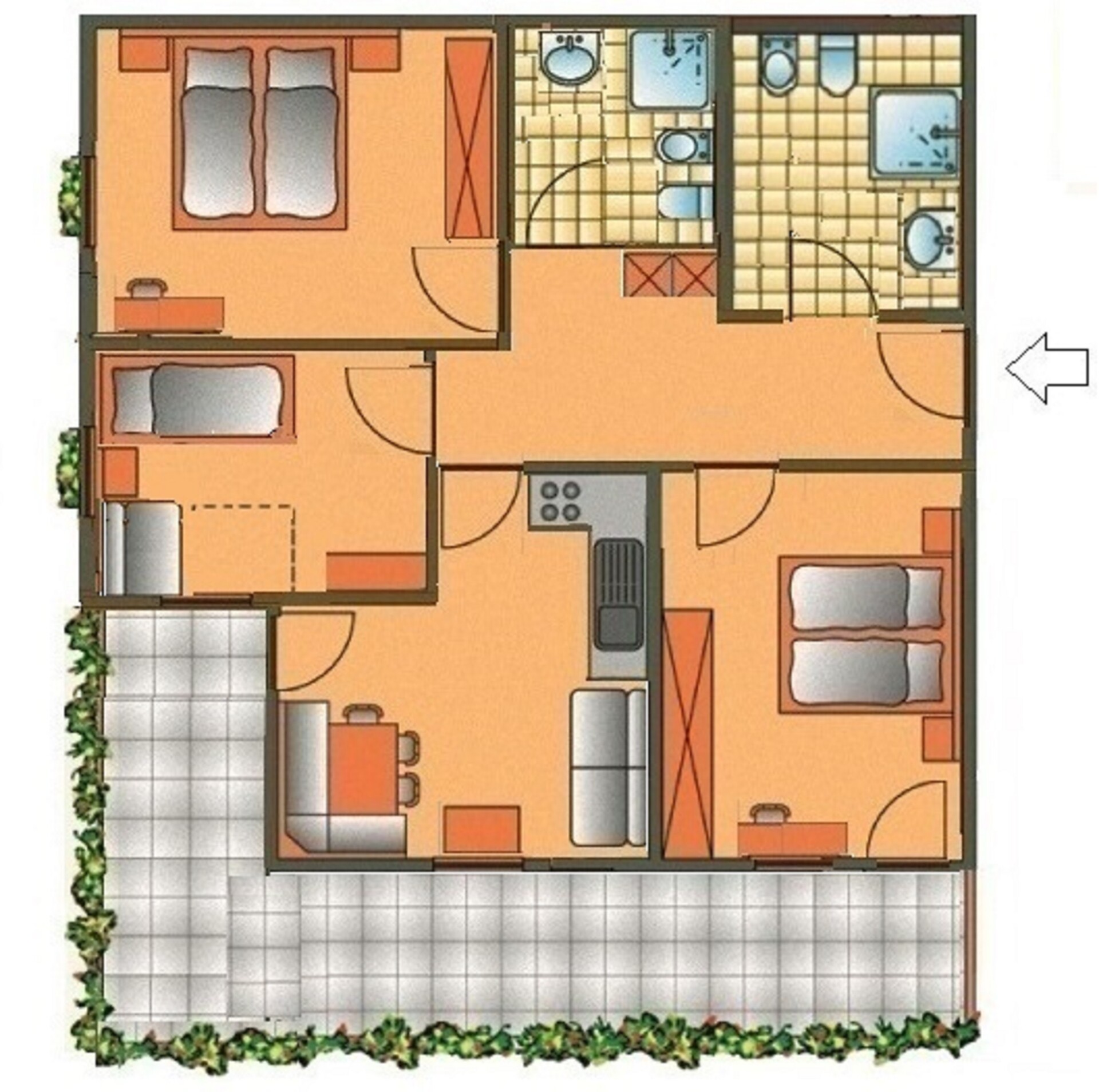 Piantina appartamento 2