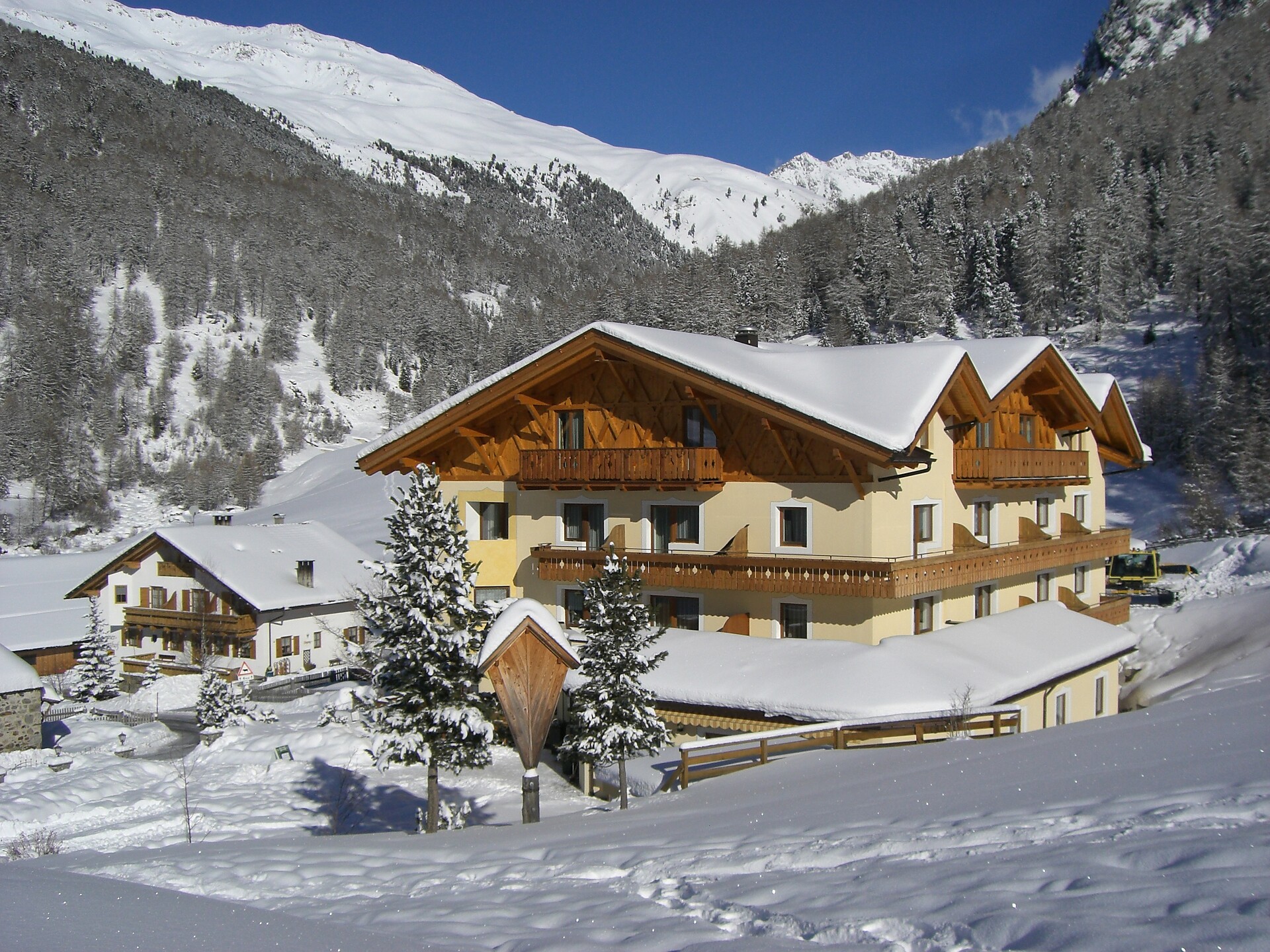 Il Glieshof in inverno