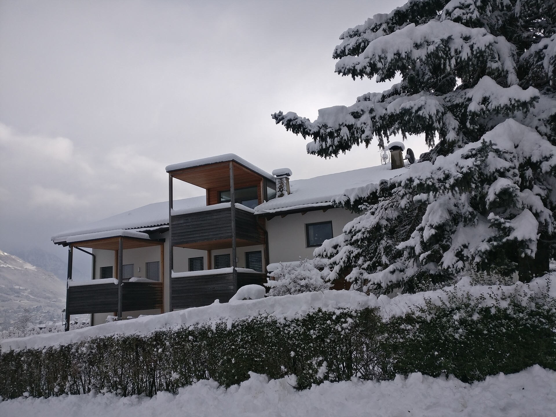 Apartments Schwarzlehen, Naturno vicino Merano, inverno,