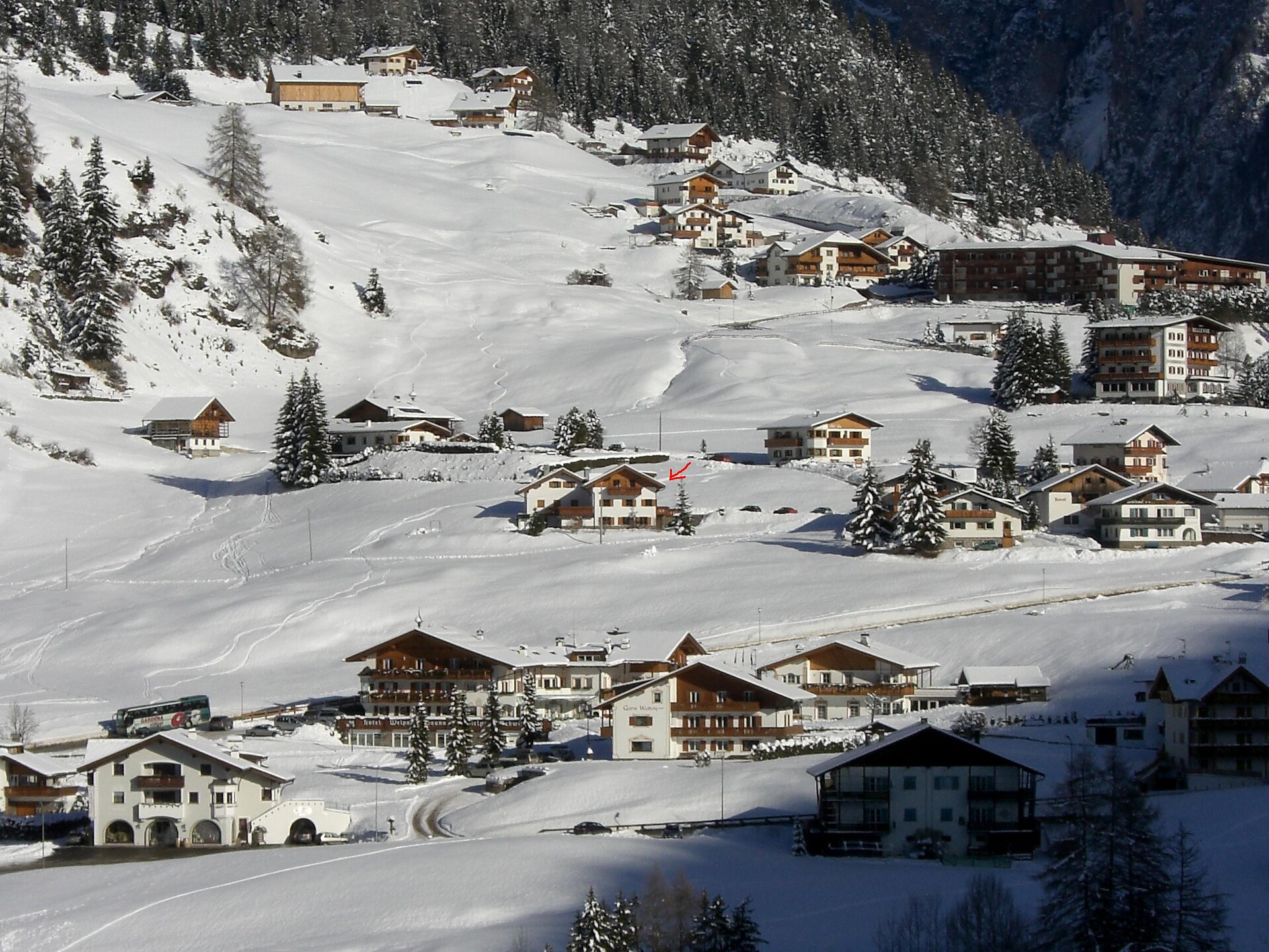 Panorama mit Haus