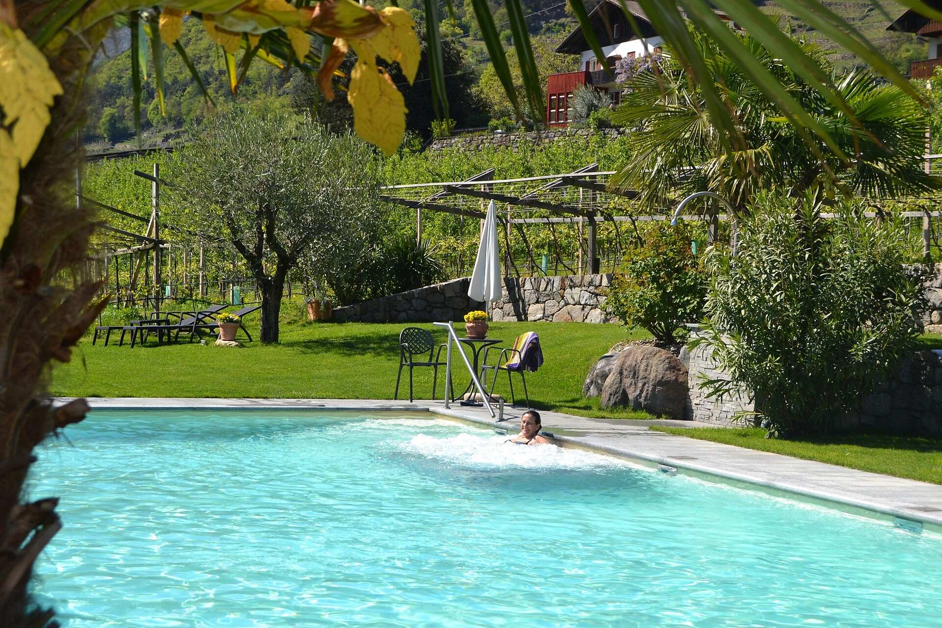 hotel alagundis meran whirl pool und garten