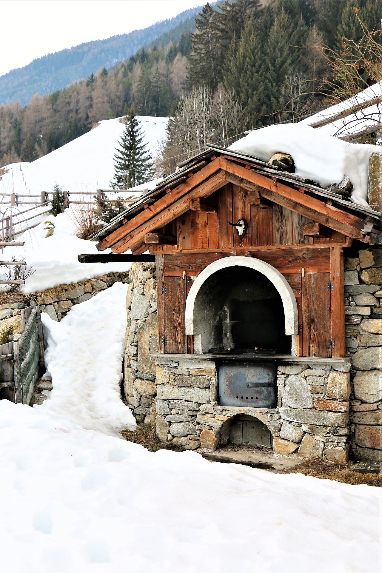 griglia all´aperto Alpenappart