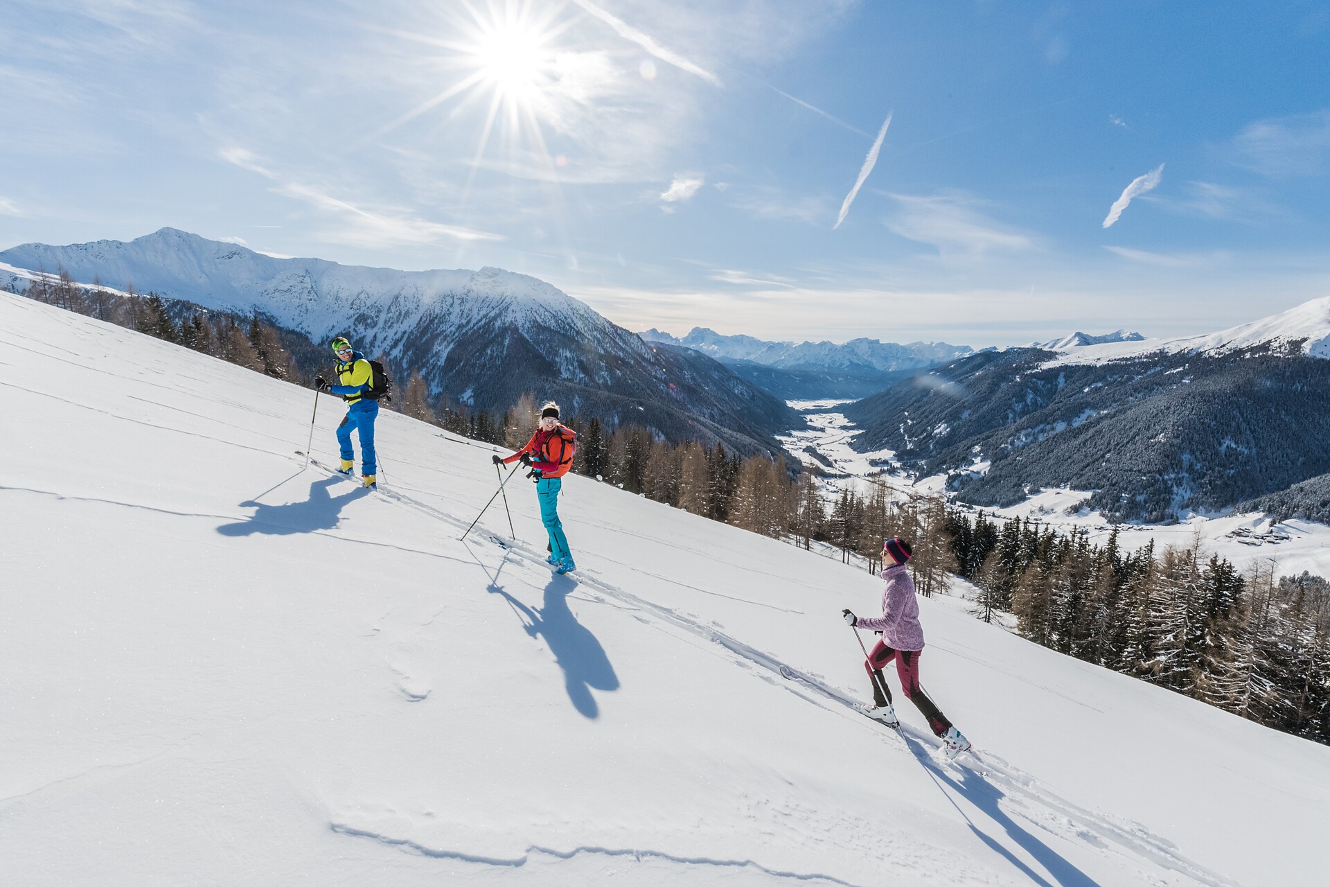 Ski tour in Val Casies