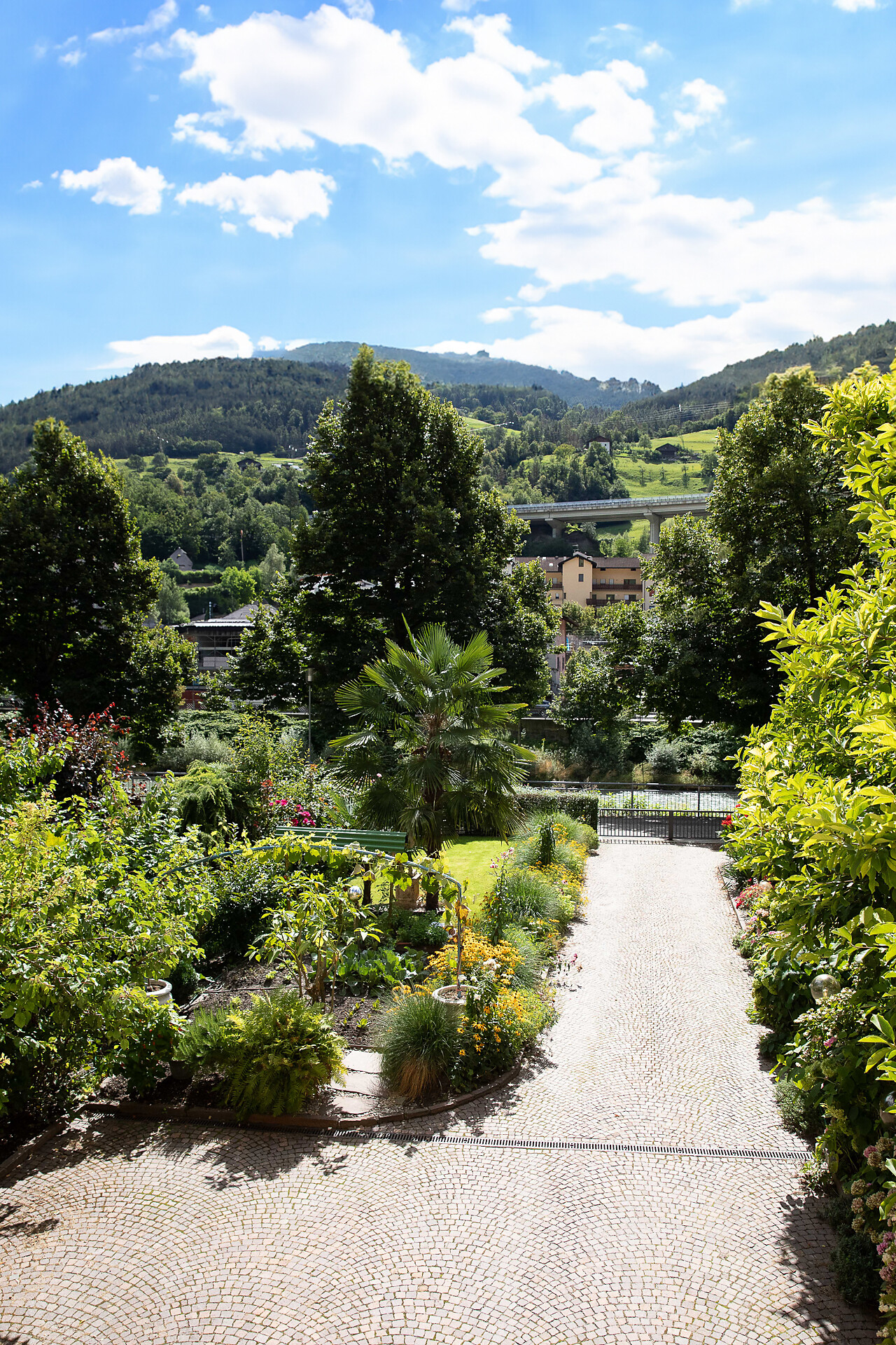 vista sul giardino