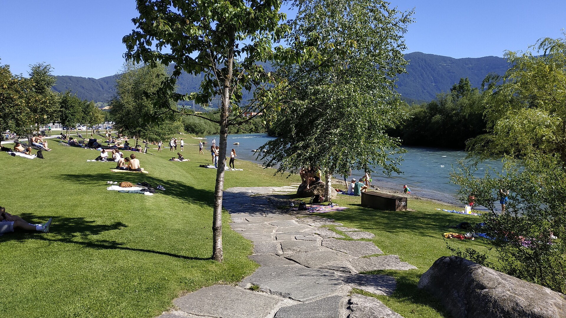 Aurino River Beach near Alping Apartments