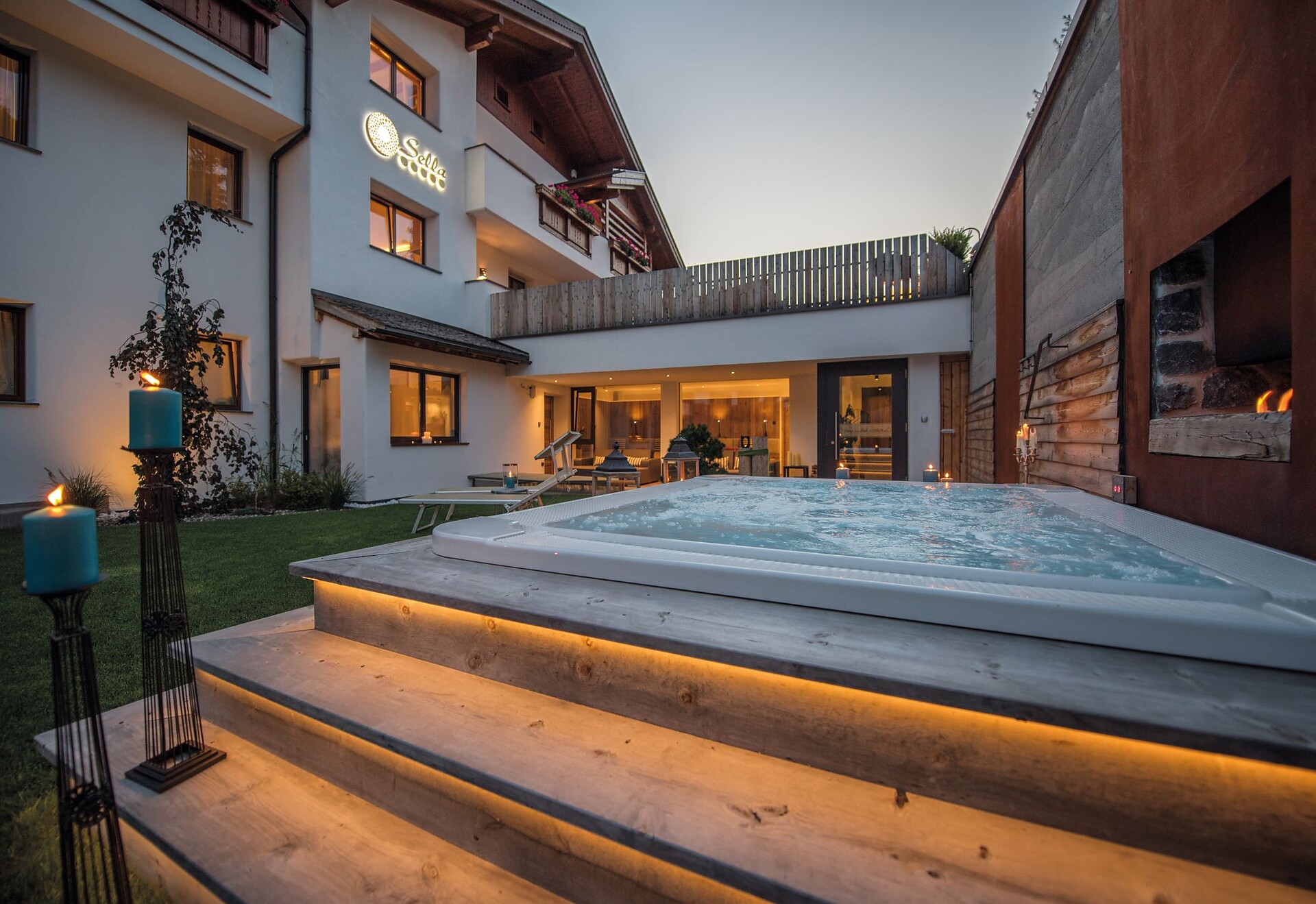 Jacuzzi all'esterno