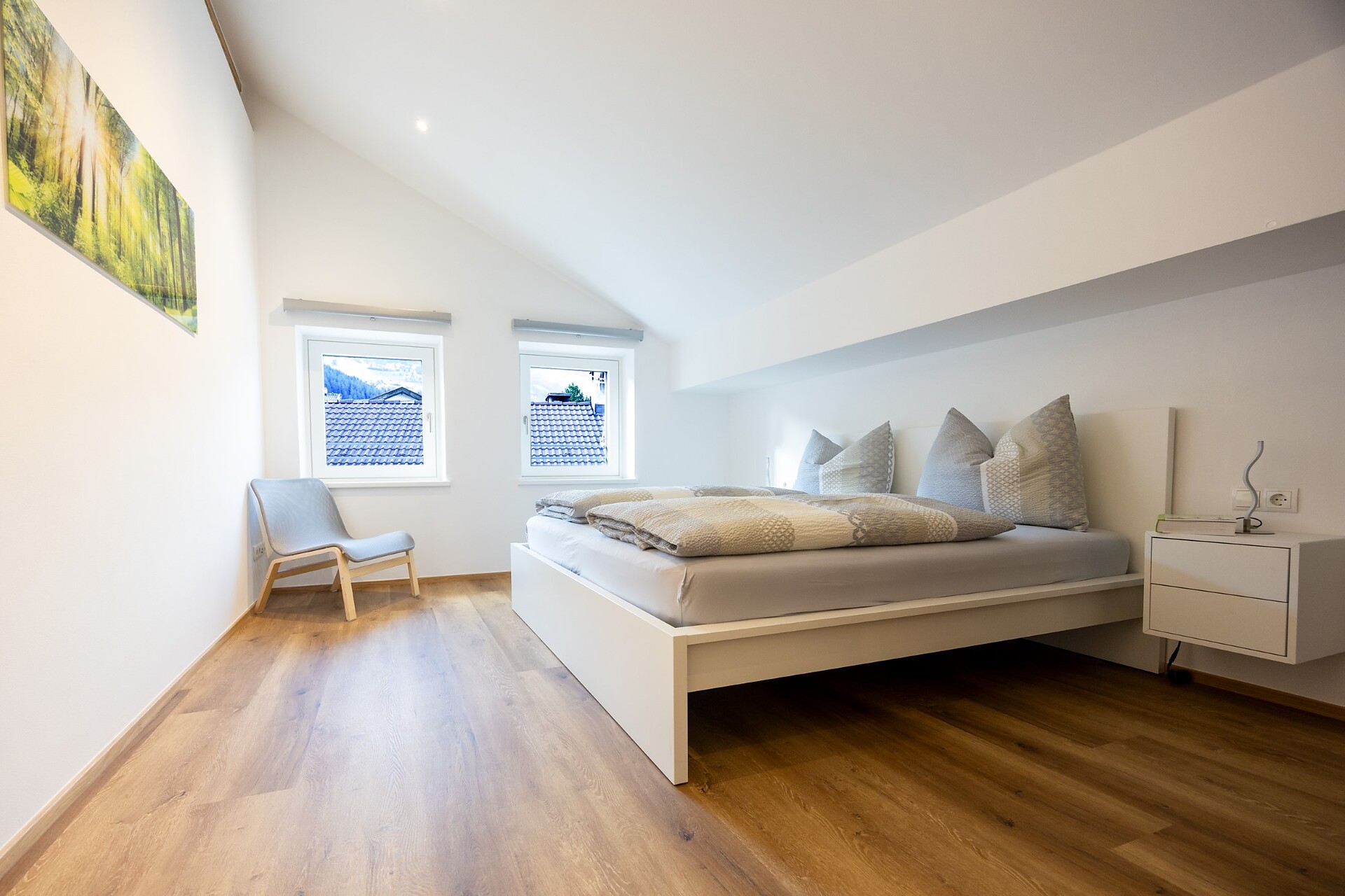 Light double bedroom