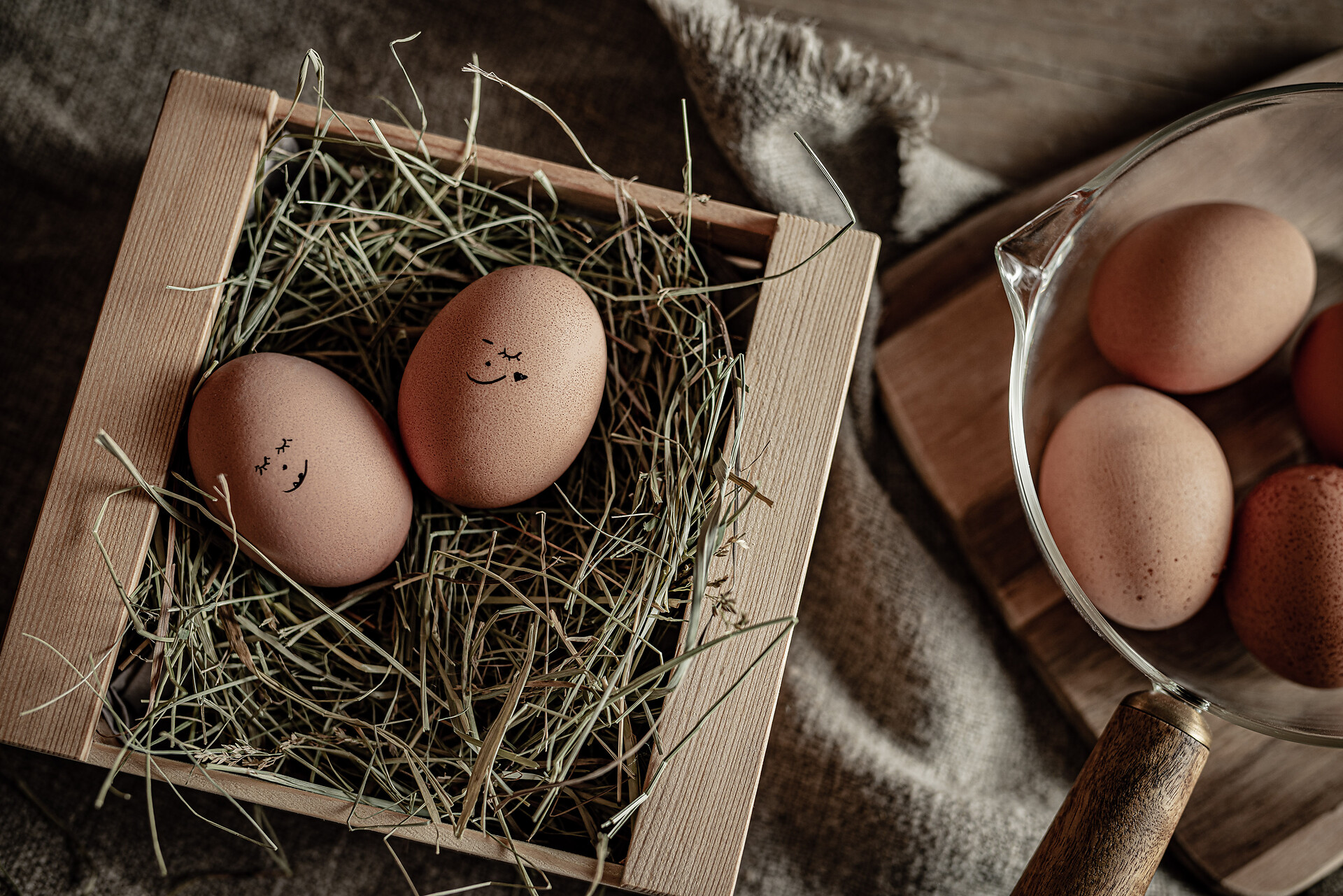 Frühstücksvorbereitung