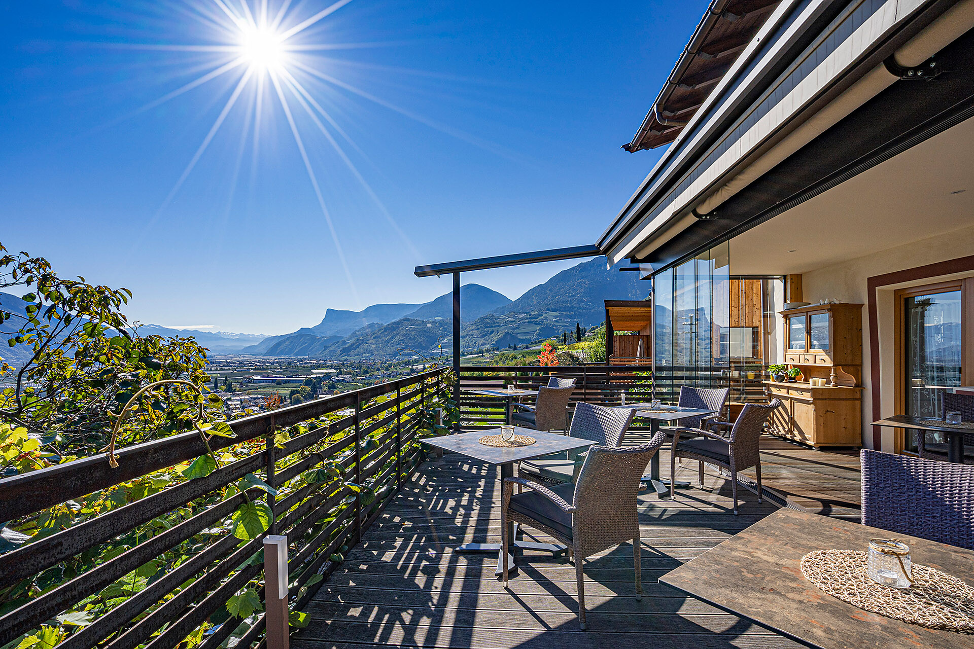 the terrace