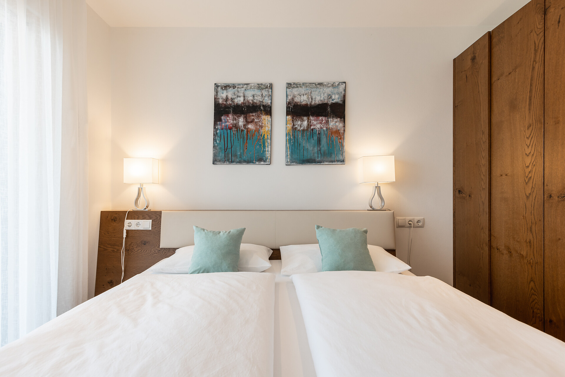 Comfortable bedrooms in the apartment "ega"