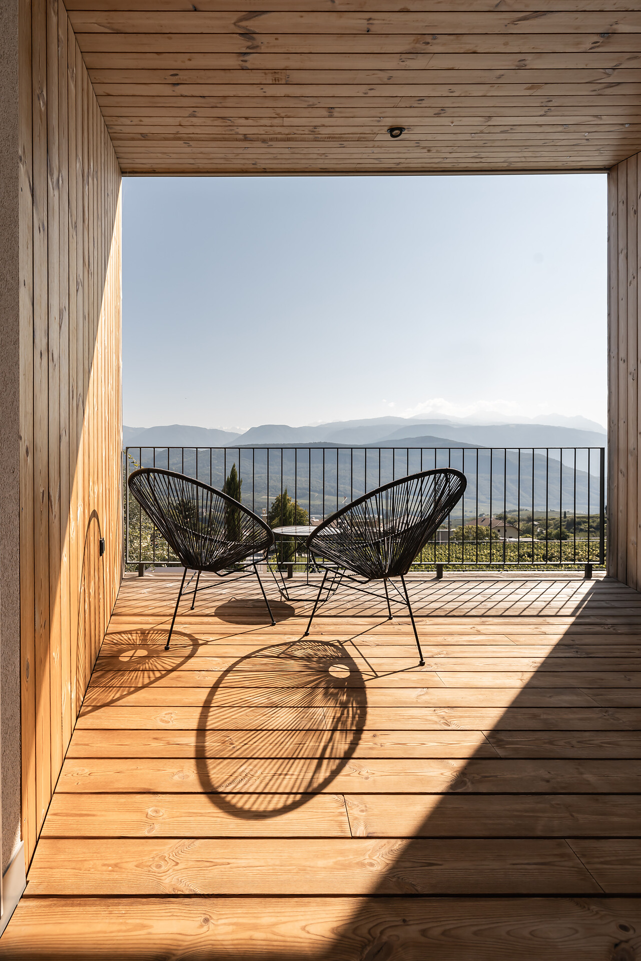 Stunning view from the balcony of the "ega" apartment