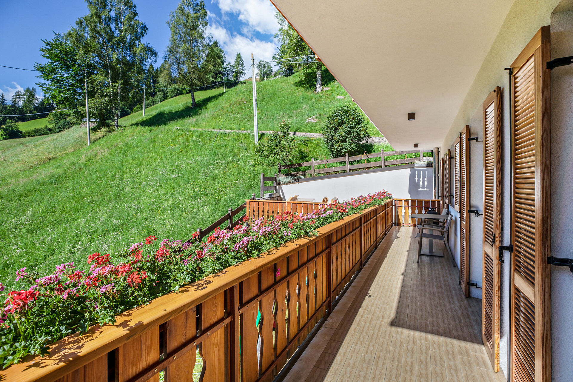 Ferienwohnung Wies Balkon