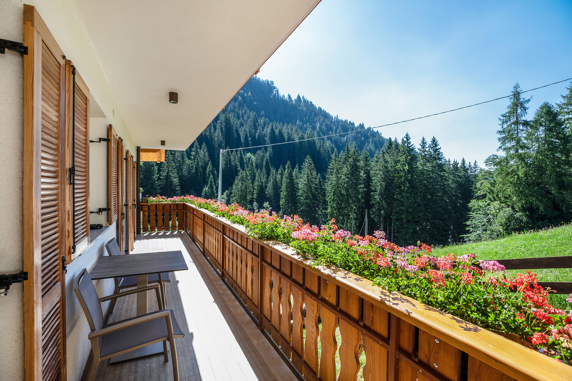 Ferienwohnung Wies Balkon
