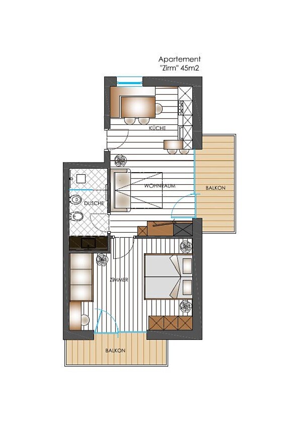 Wohnung Zirm