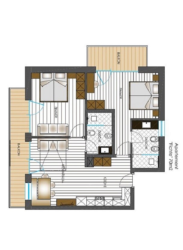 Wohnung Fichte