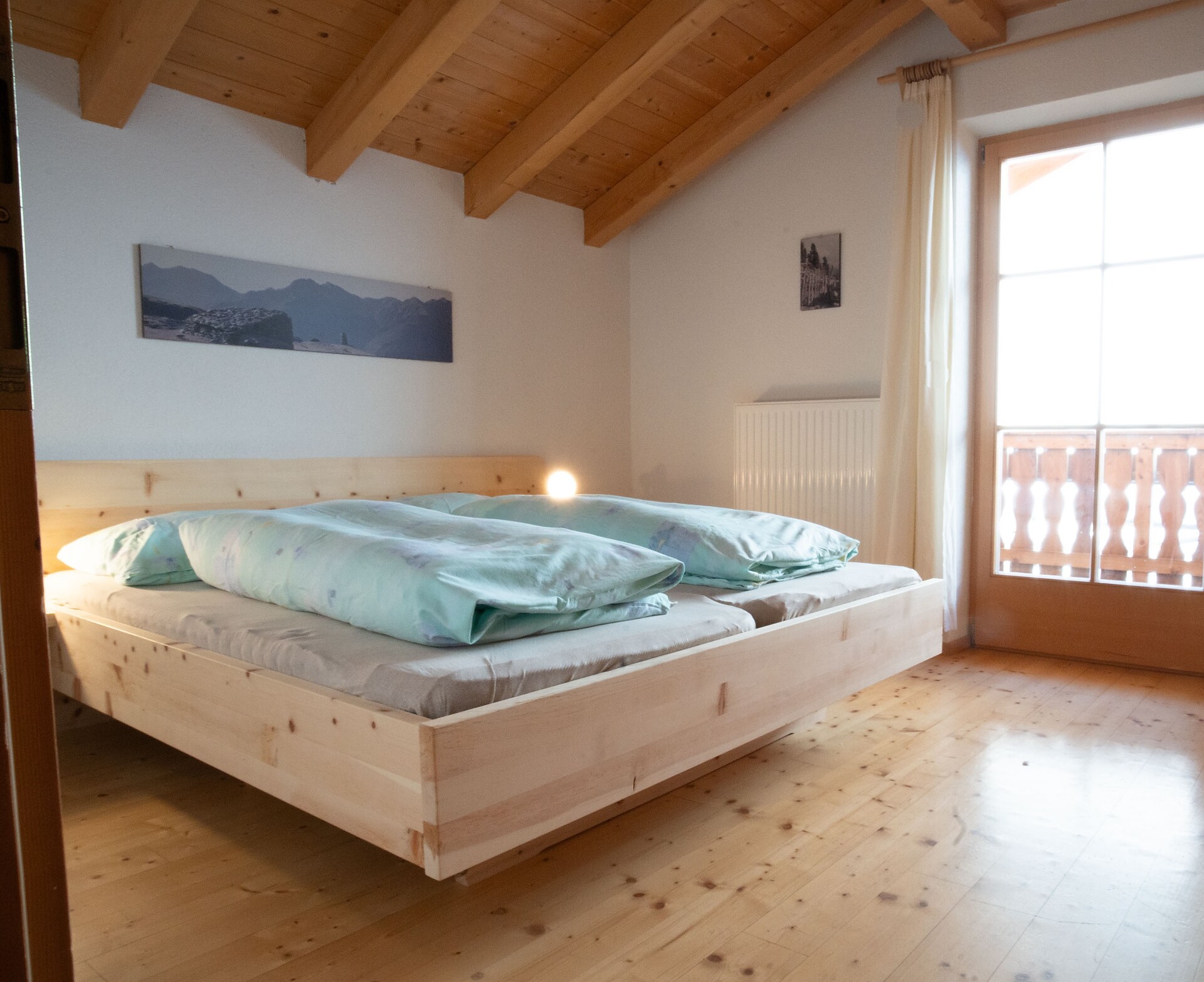 Camera da letto in pino cembro