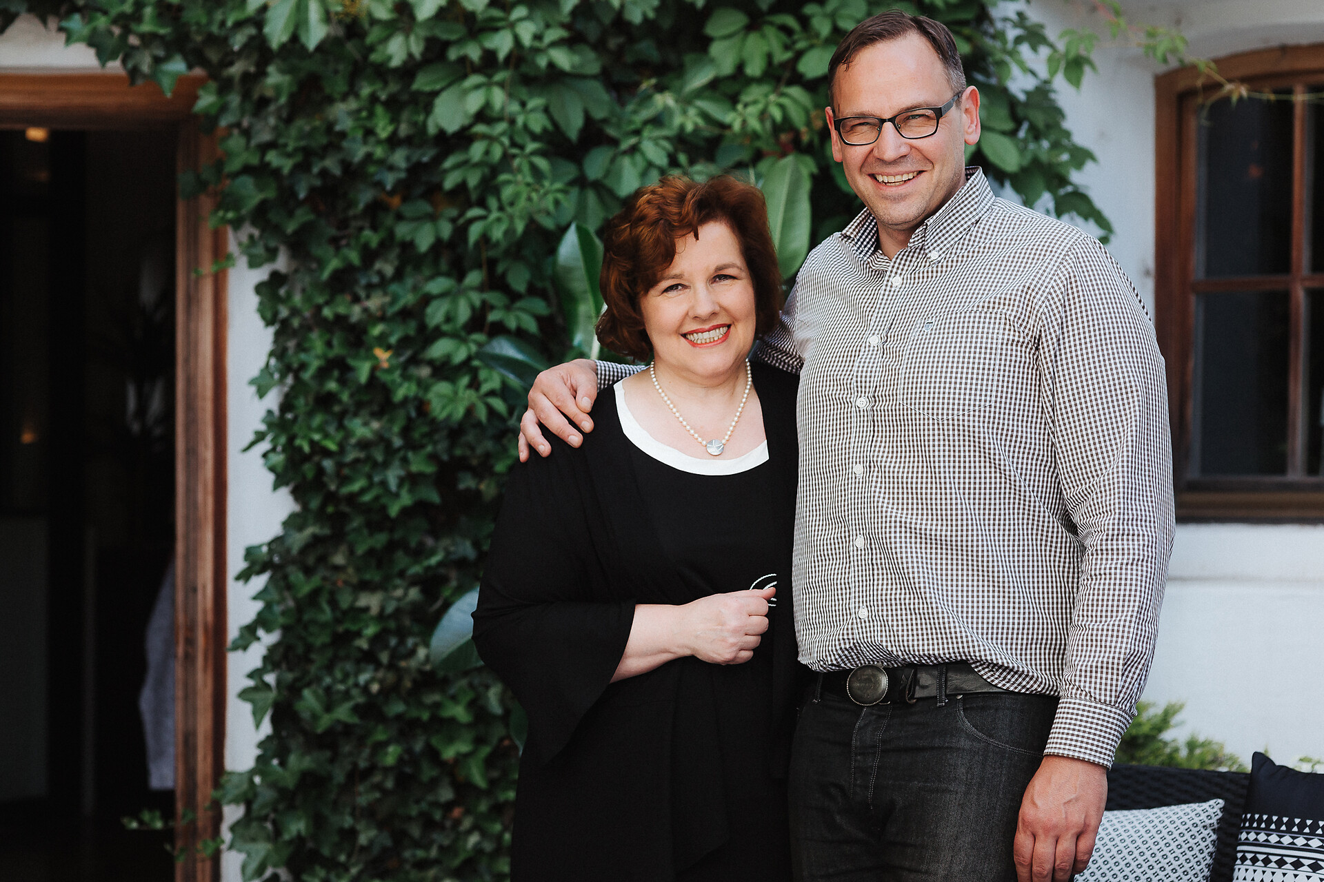 Your hosts: Rosamrie & her son Günther Schönweger