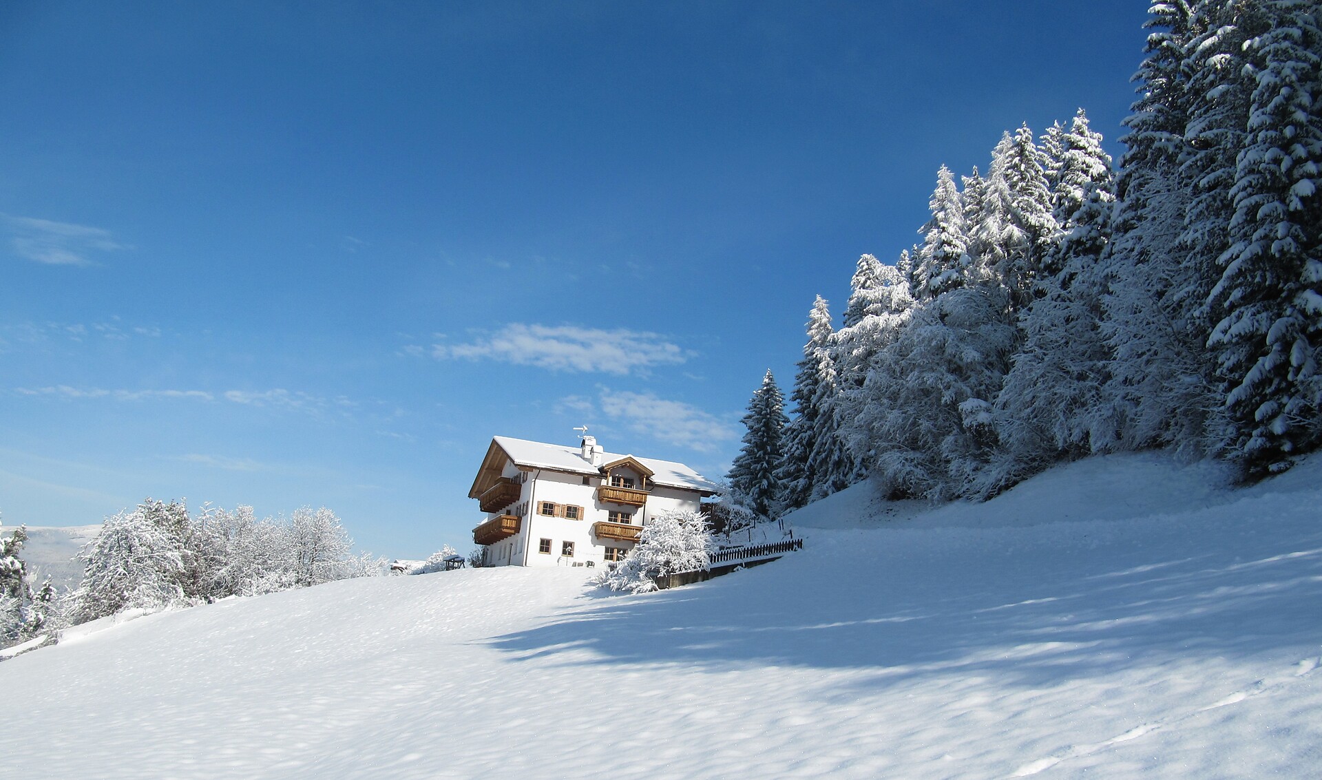 Grunserhof in winter