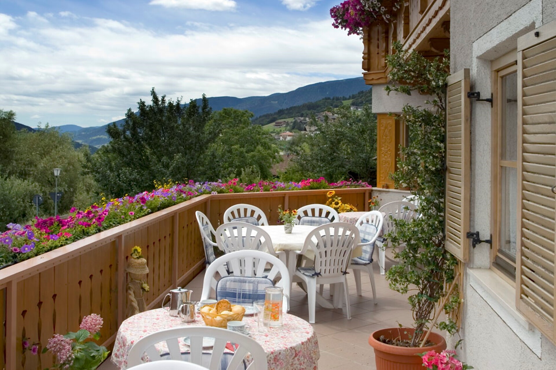 Prima colazione in terrazza