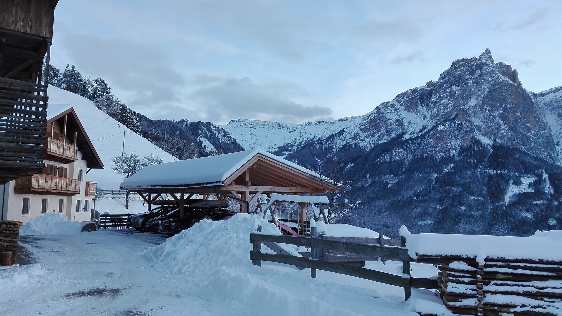 Winterwunderland mit Schlern