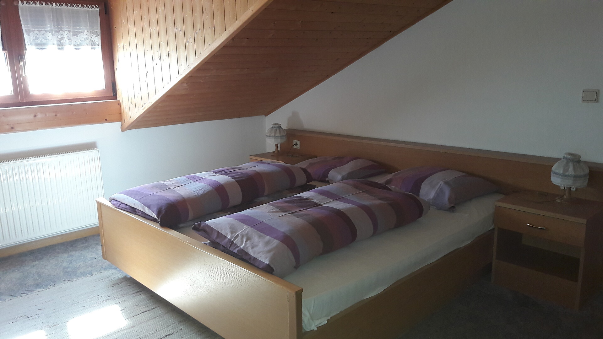 Camnera da letto nella'ppartamento Weissburgunder