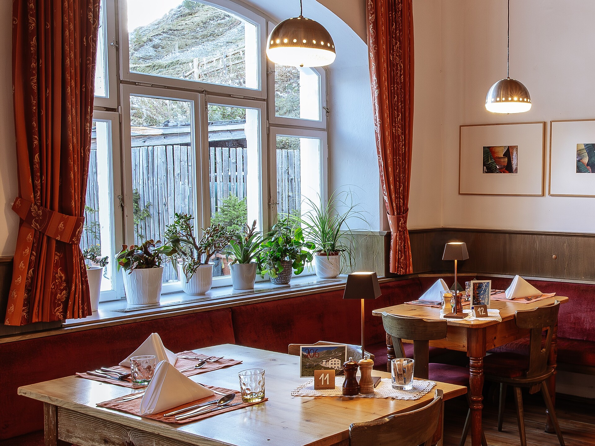 La nostra sala da pranzo per la colazione, la cena e gli ospiti del ristorante