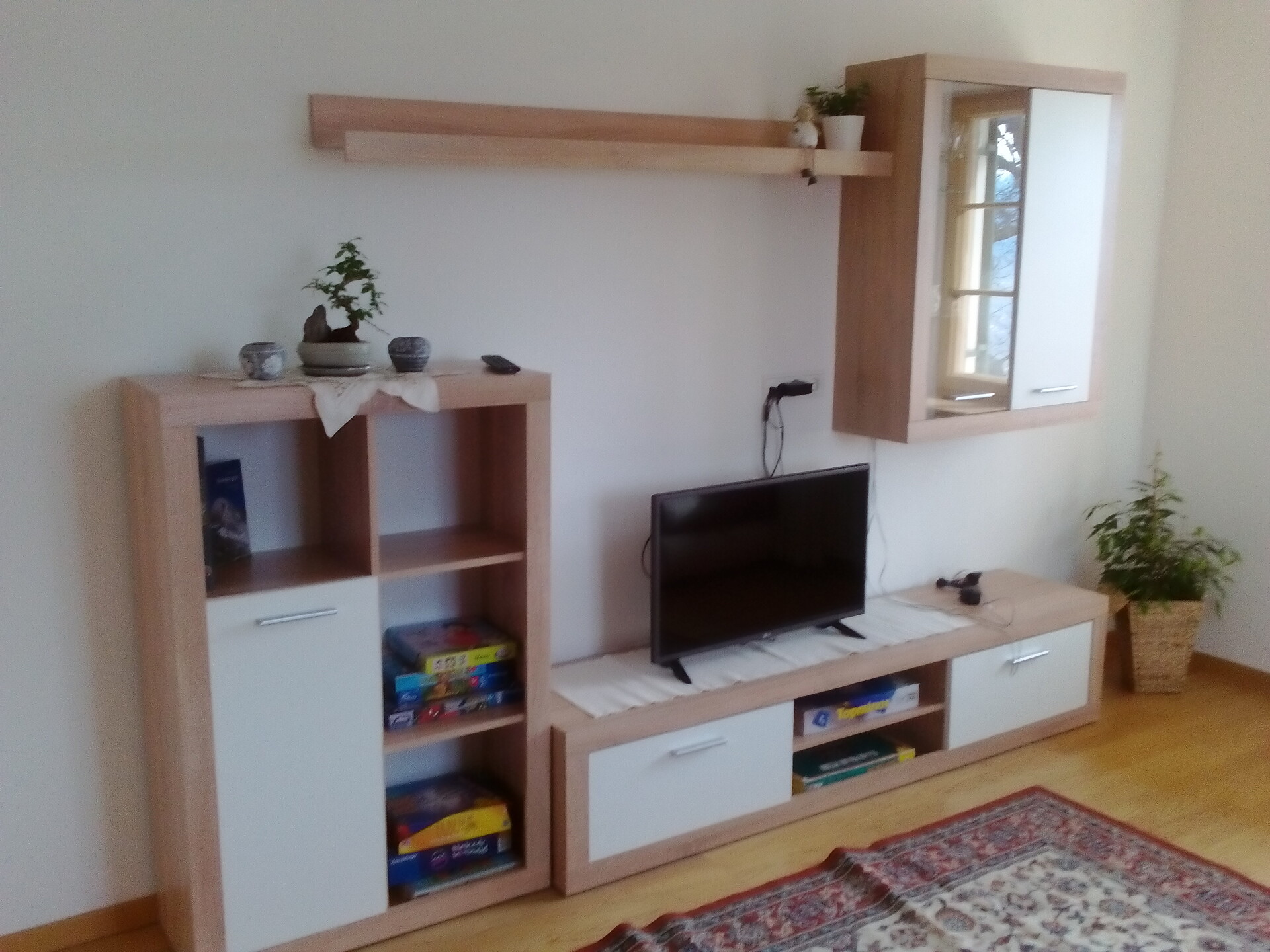 la parete TV in salotto
