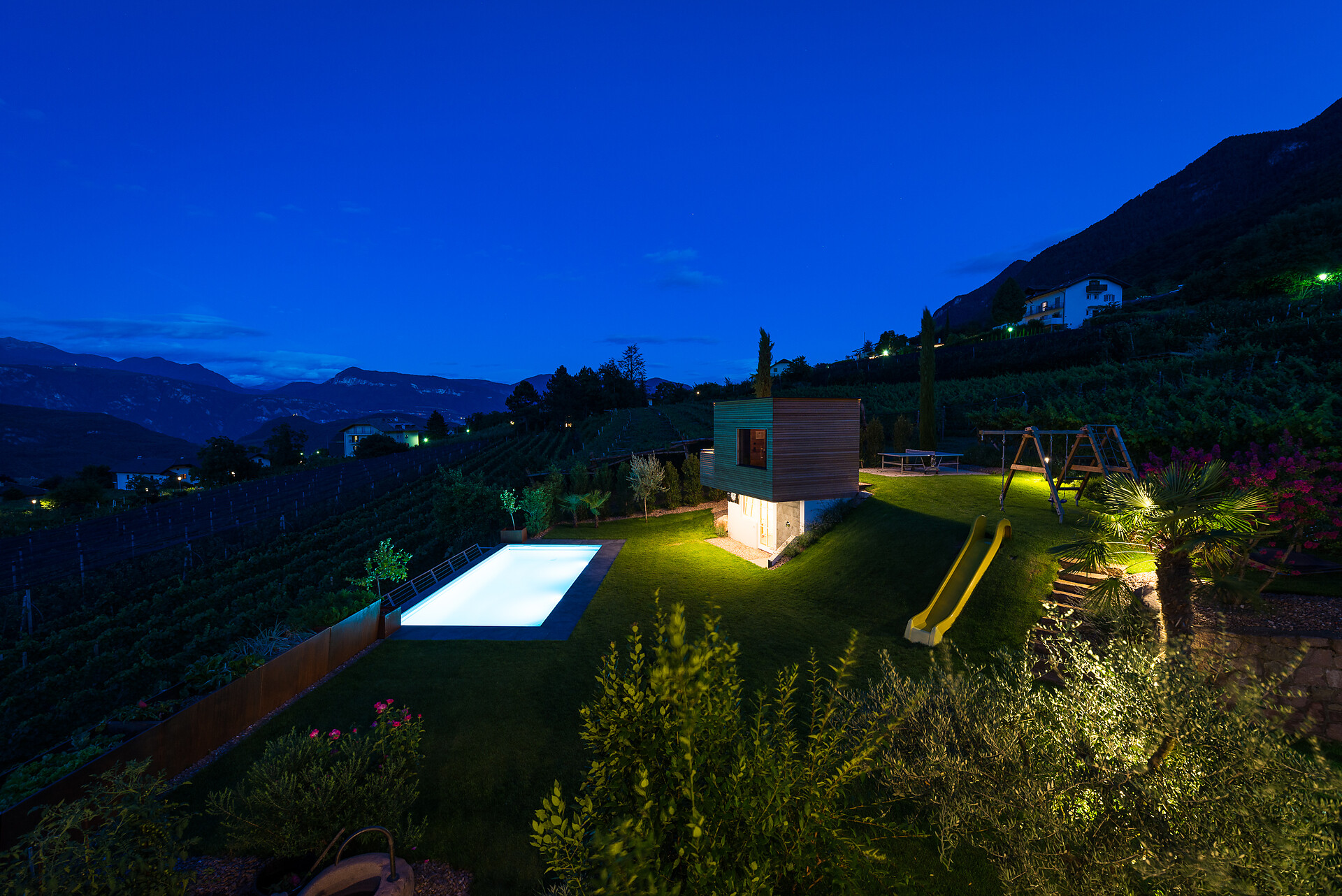 Vista dal balcone sud