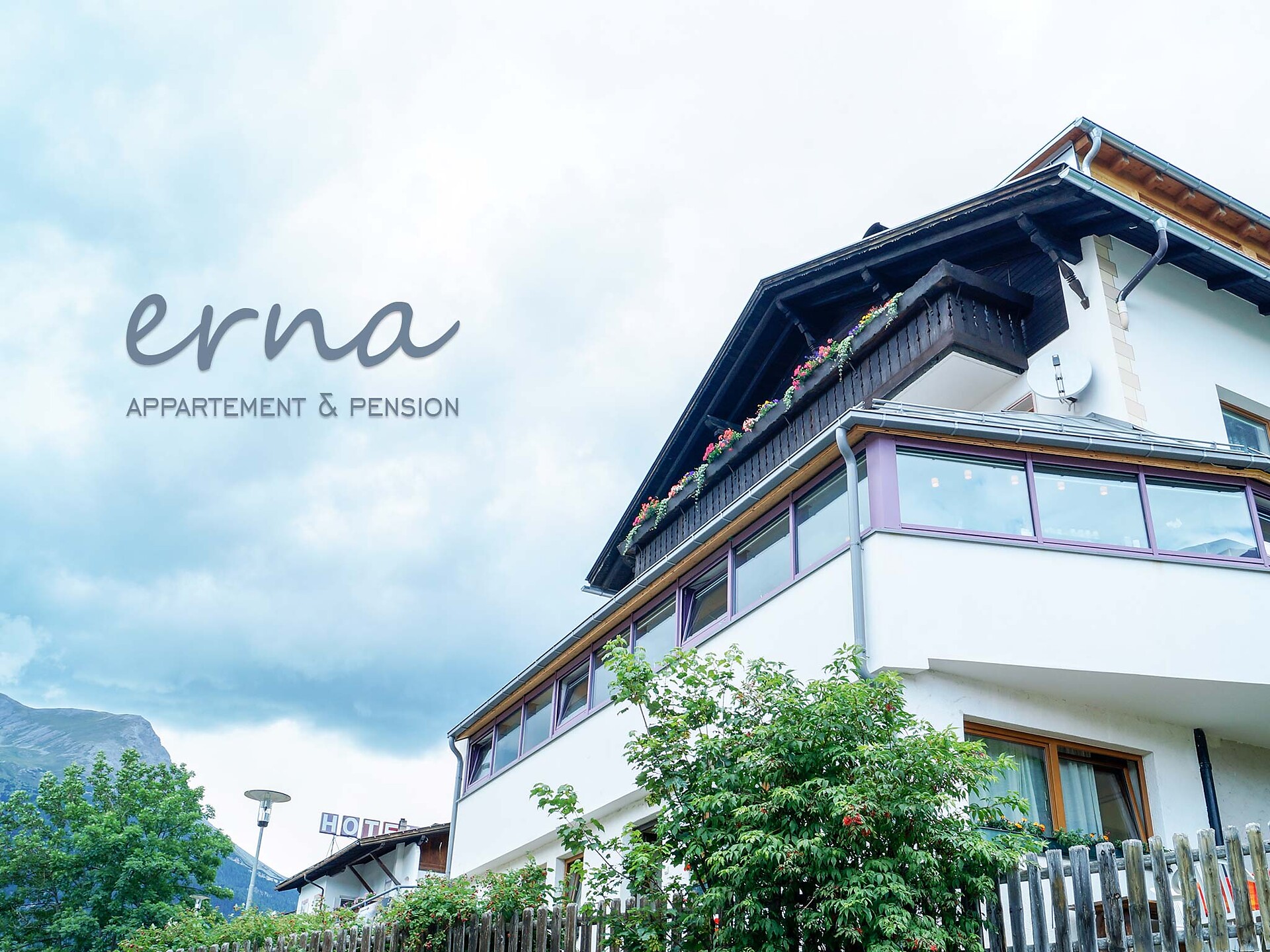 Hausansicht Pension Appartement Erna