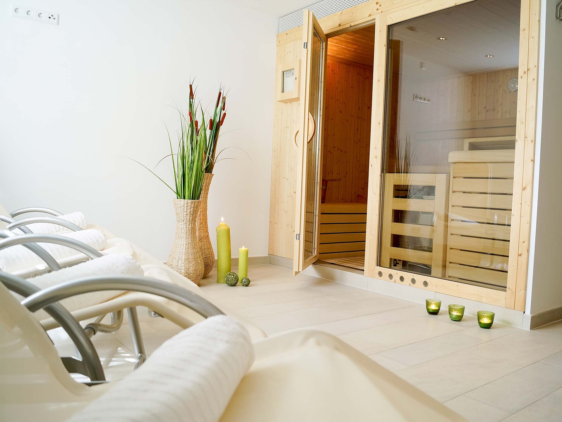 Wellnessbereich Sauna