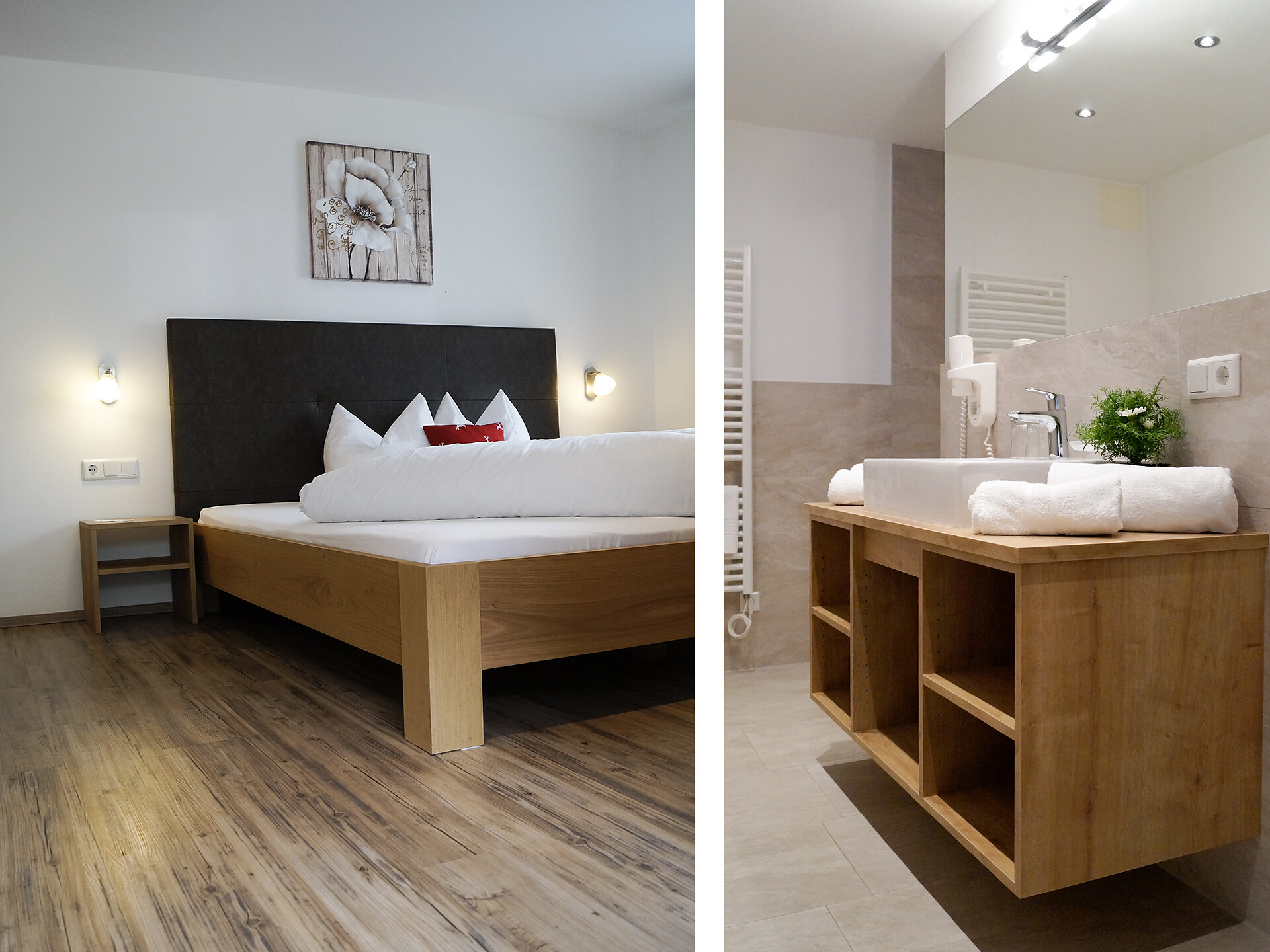 Schlafzimmer / Badezimmer