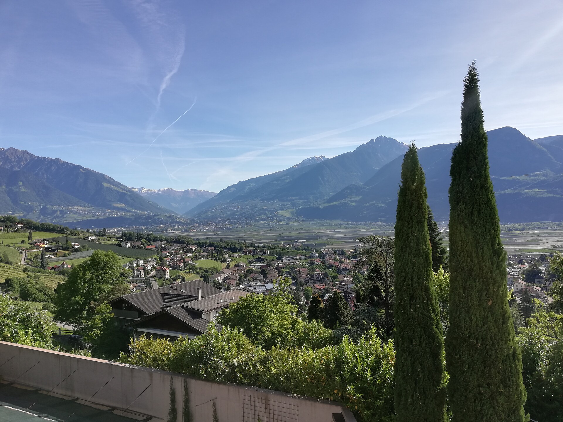 Panorama nach Meran