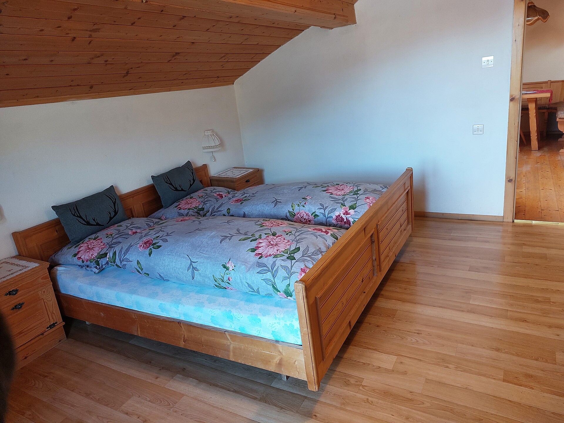 Camera da letto nel piccolo appartamento