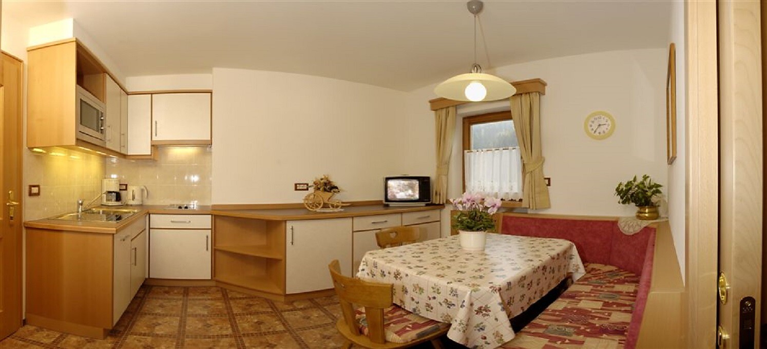Küche Apartment Saslong