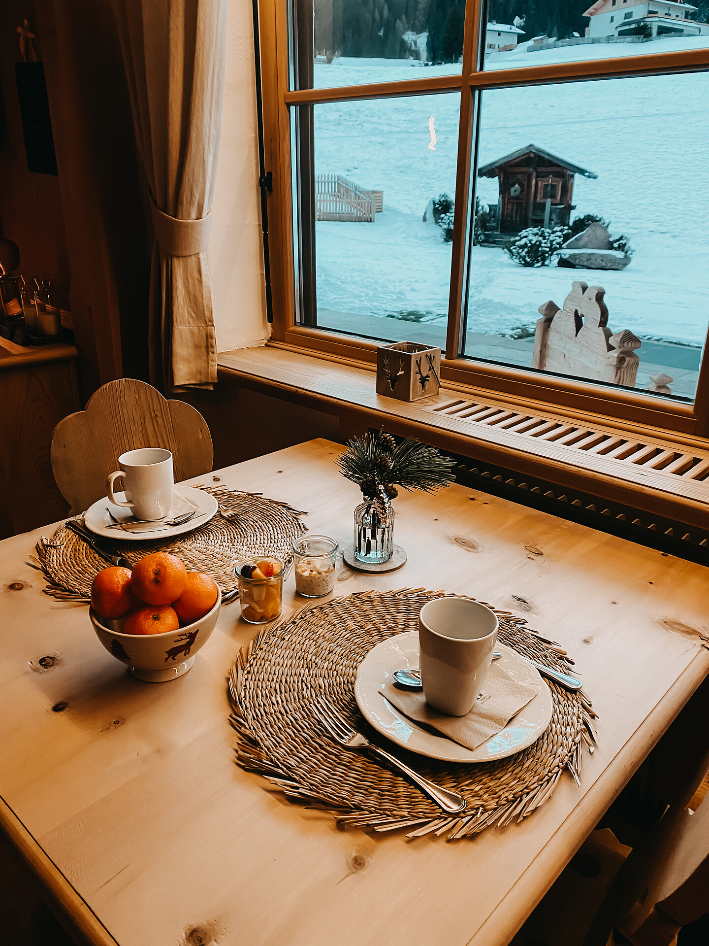 Breakfast with a view