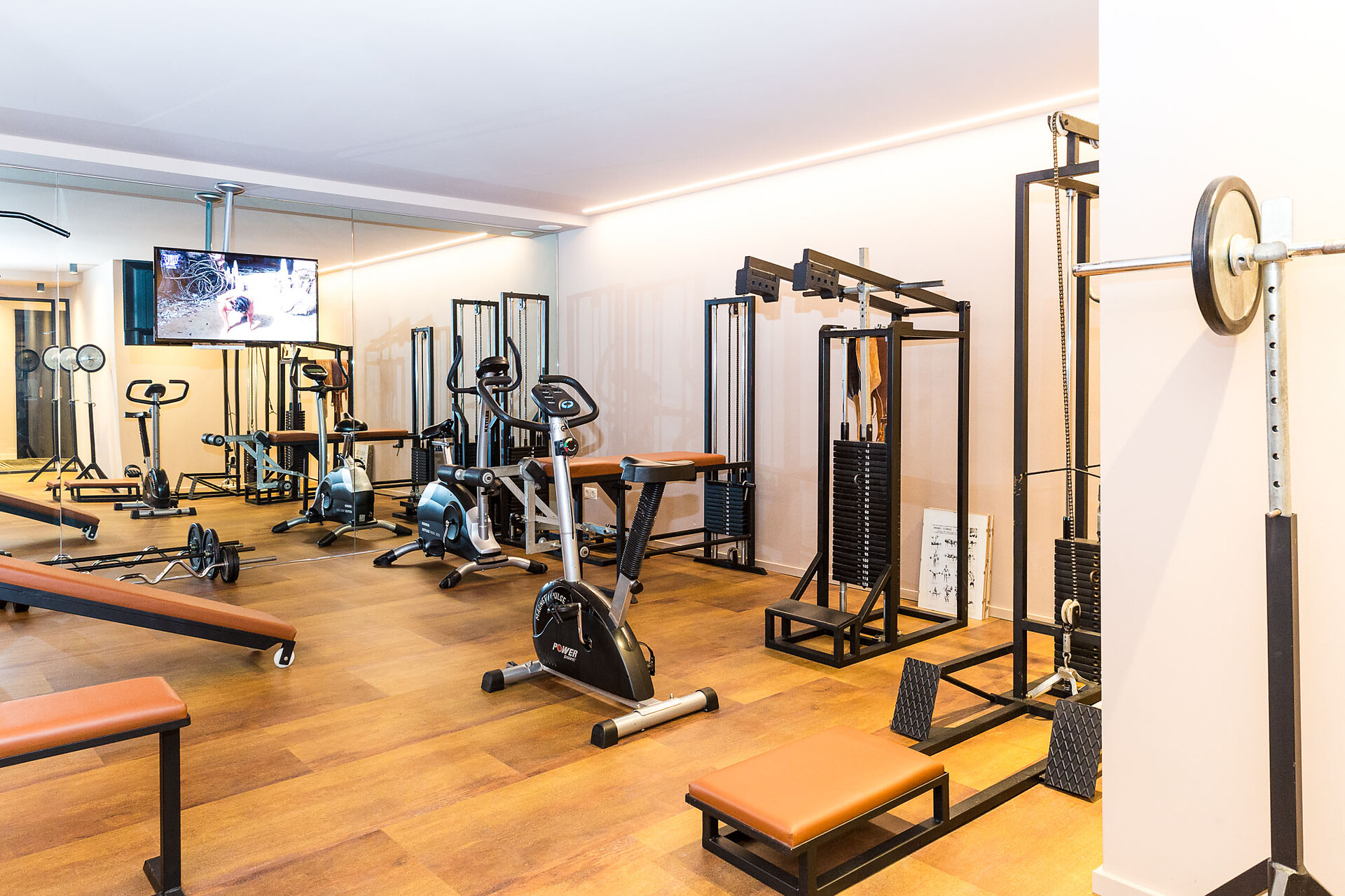 Fitnessraum im Haupthaus Hotel Mayr
