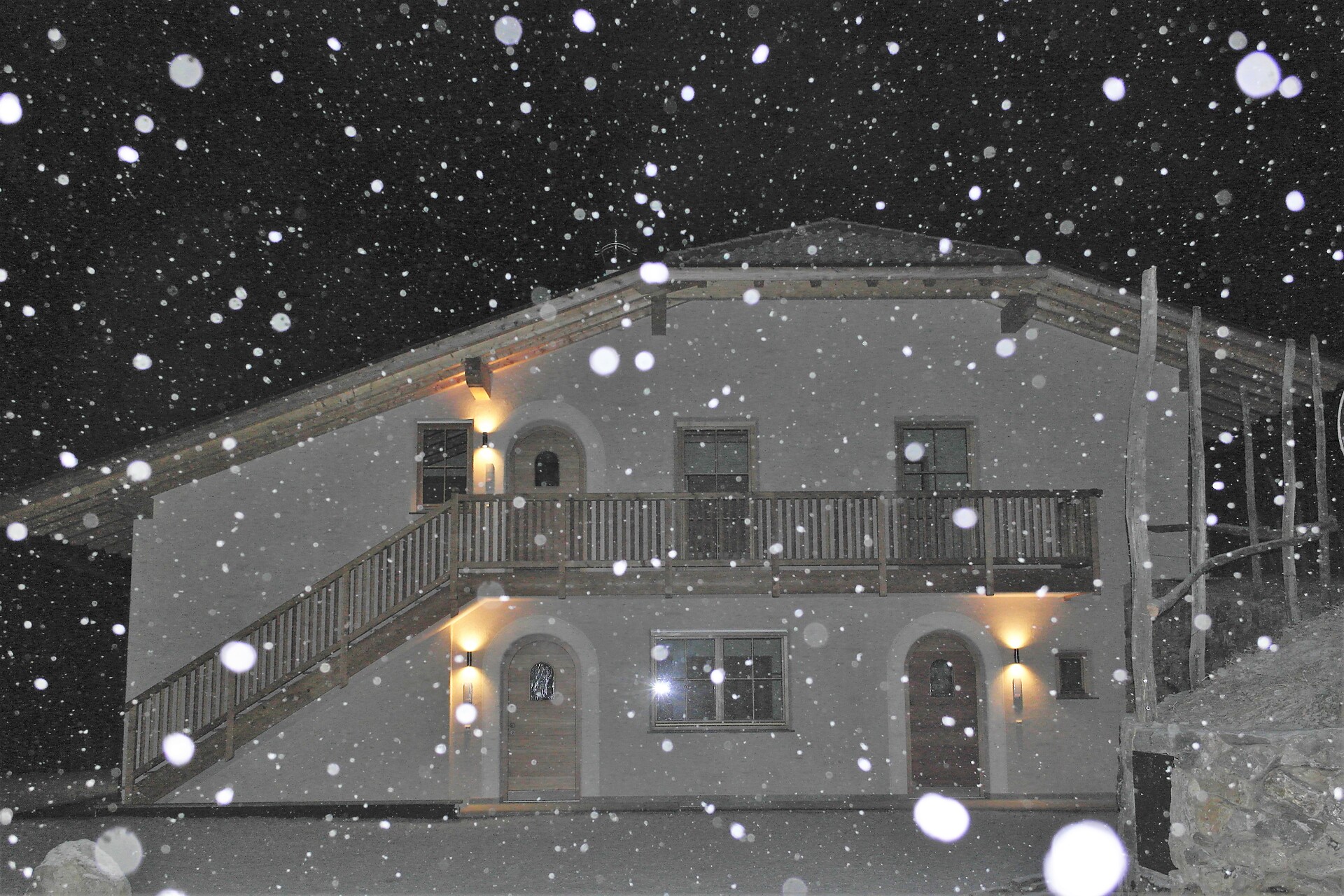 First snow 03.01.2016