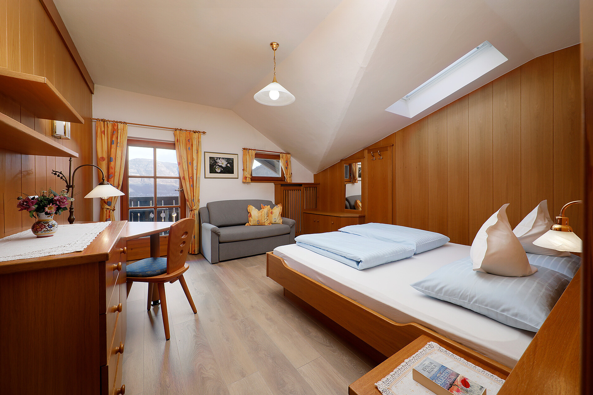 Wohnung Mutzspitz Schlafzimmer