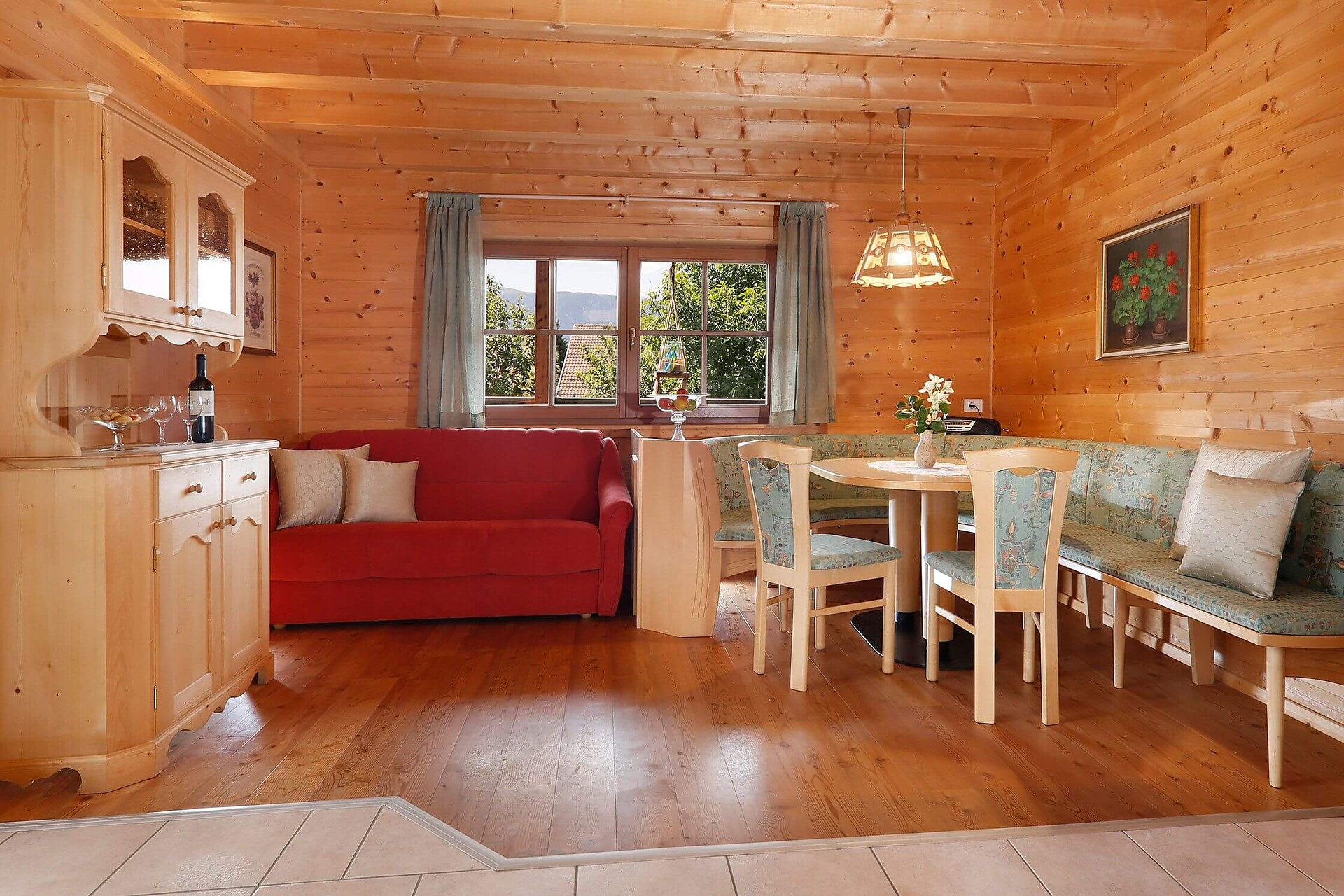 Living room in the Chalet Fuchsberger