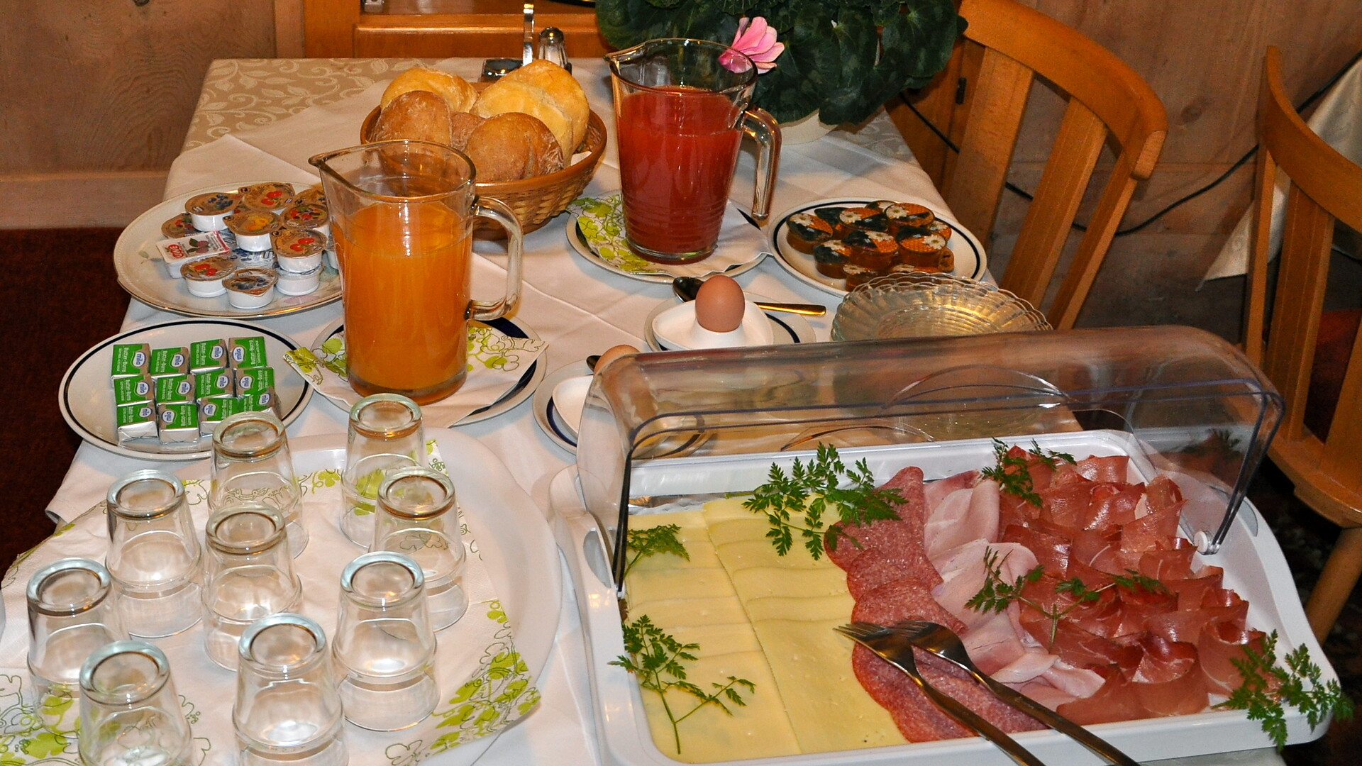 colazione al B&B Funtanacia, La Villa, Dolomiti