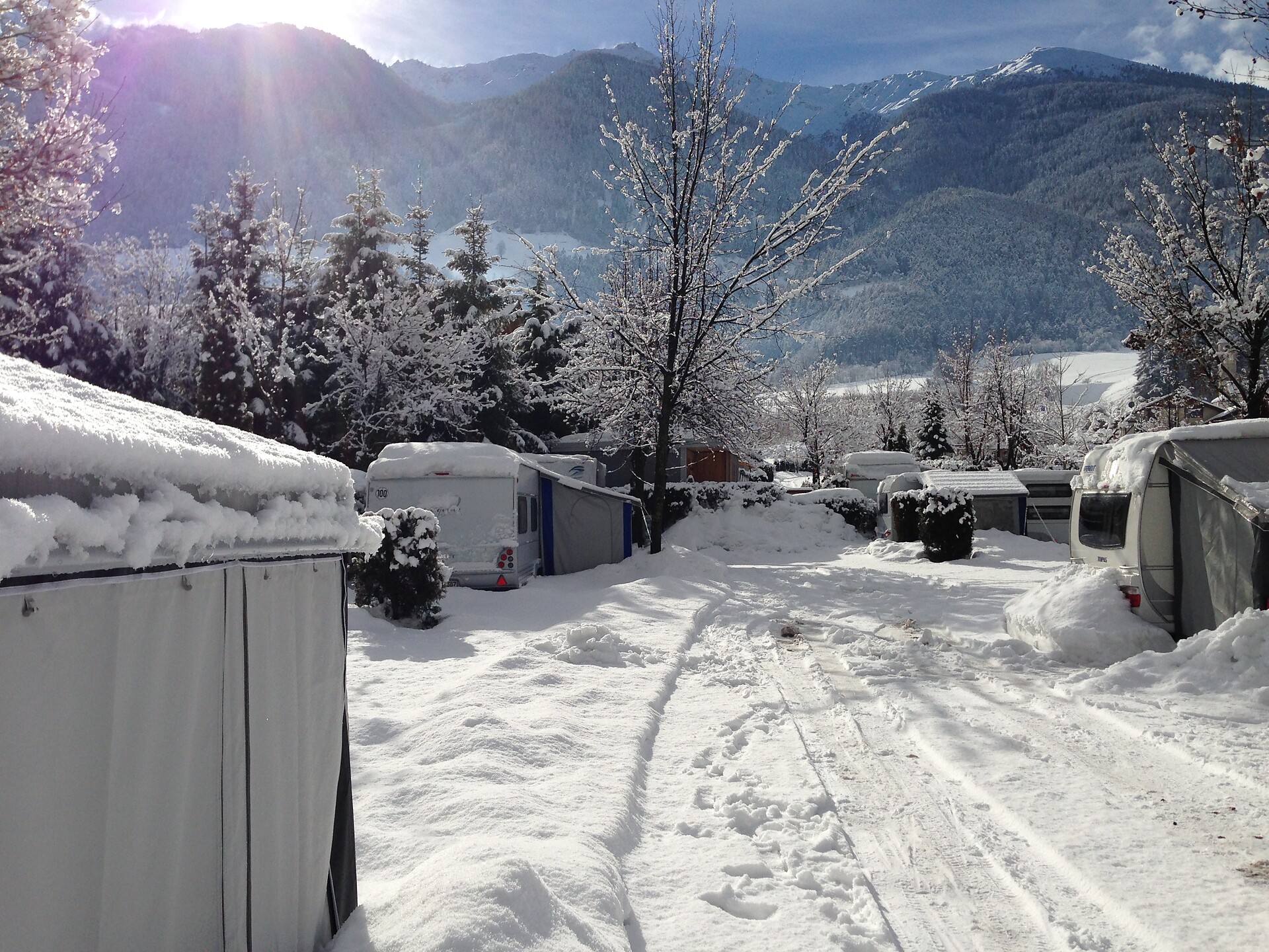 Camping im Winter