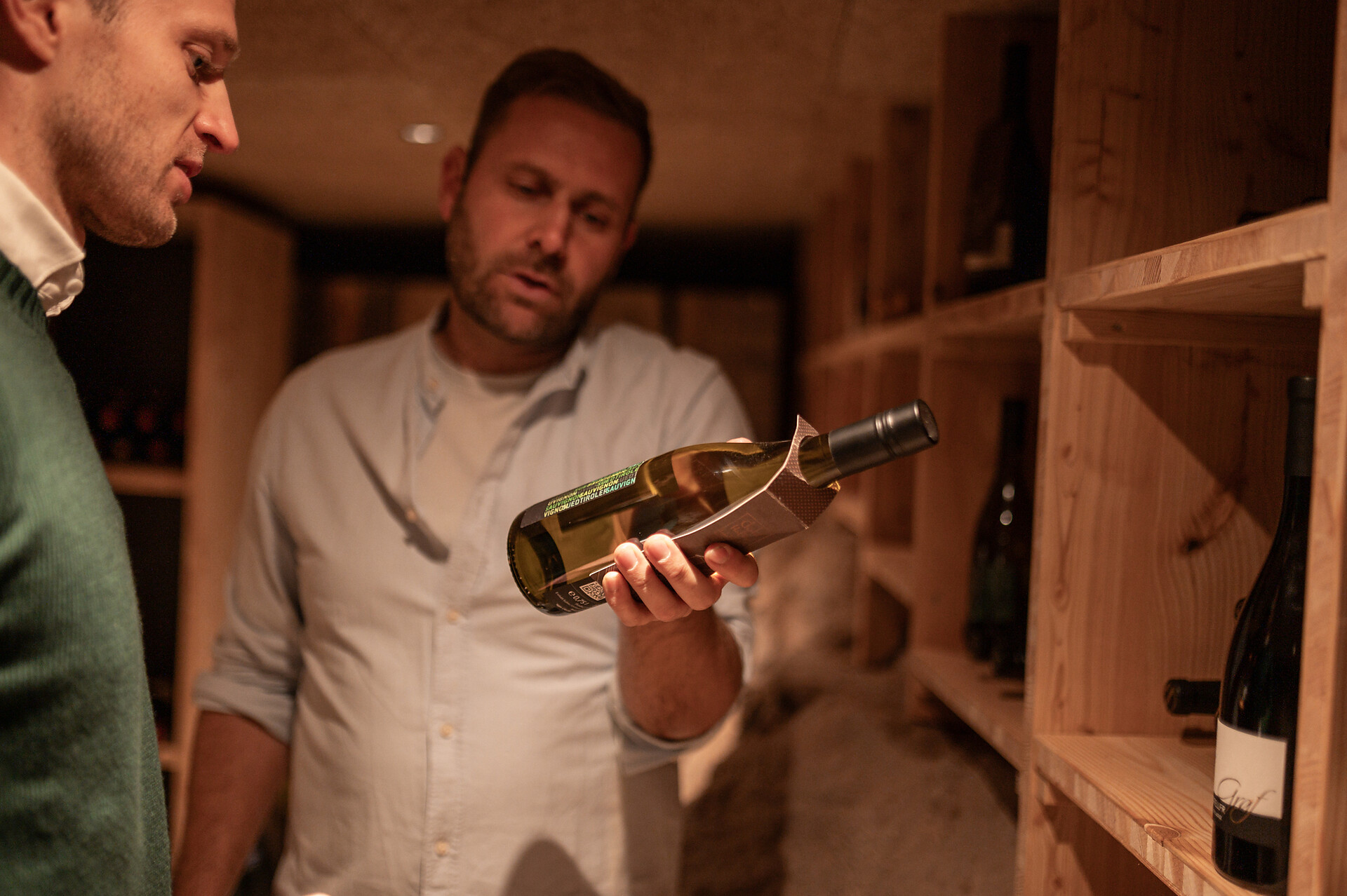 Chalet Hafling Leckplatt cellar wine