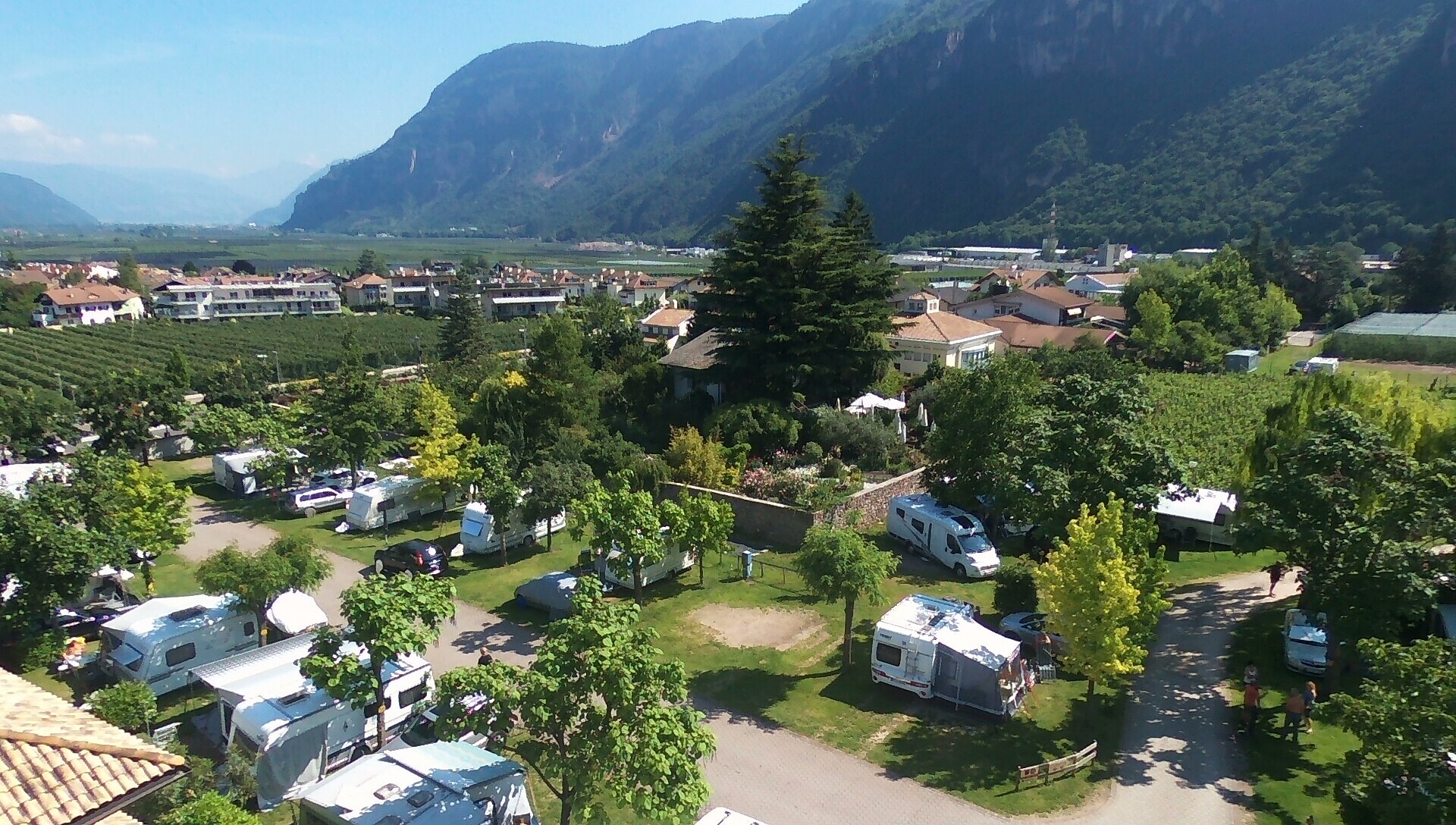 Luftaufnahme Camping unteres Areal