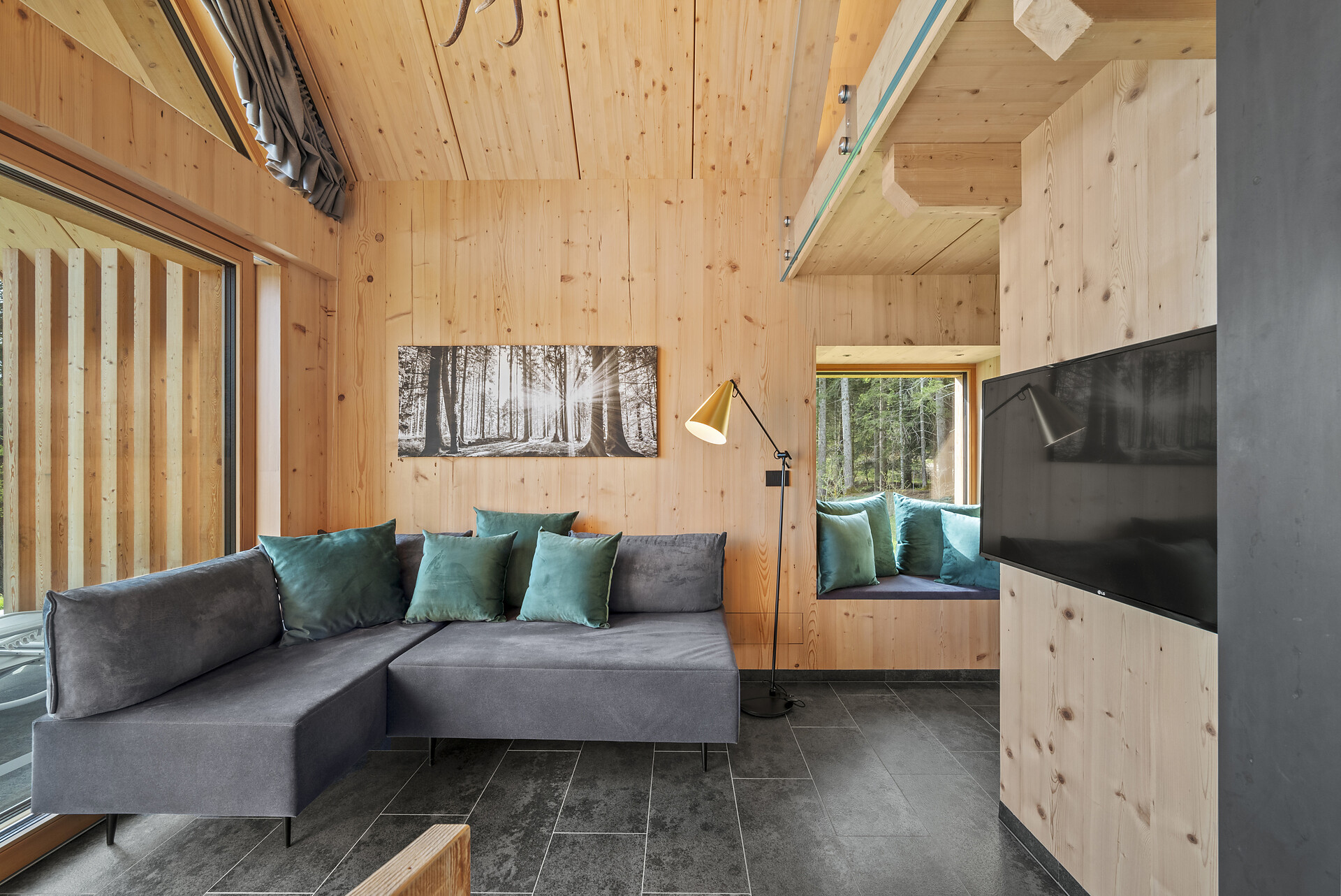 Chalet Sissi Princess Soggiorno con divano e TV