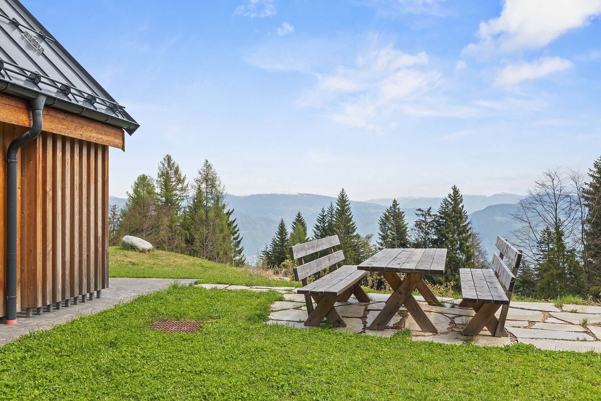 Chalet Sissi Princess Barbecue all'aperto e area salotto